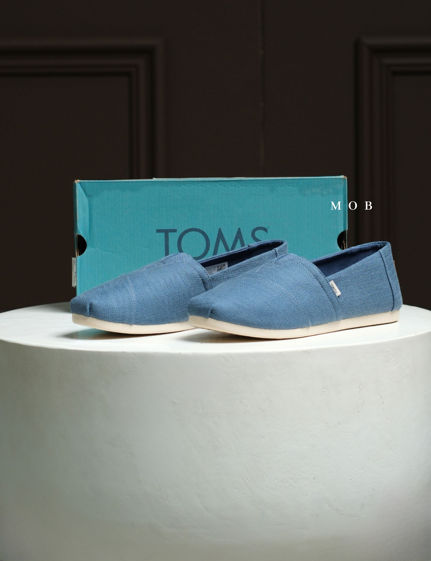 TMSSSH01005A Alpargata Shoes Slate Blue Refibra