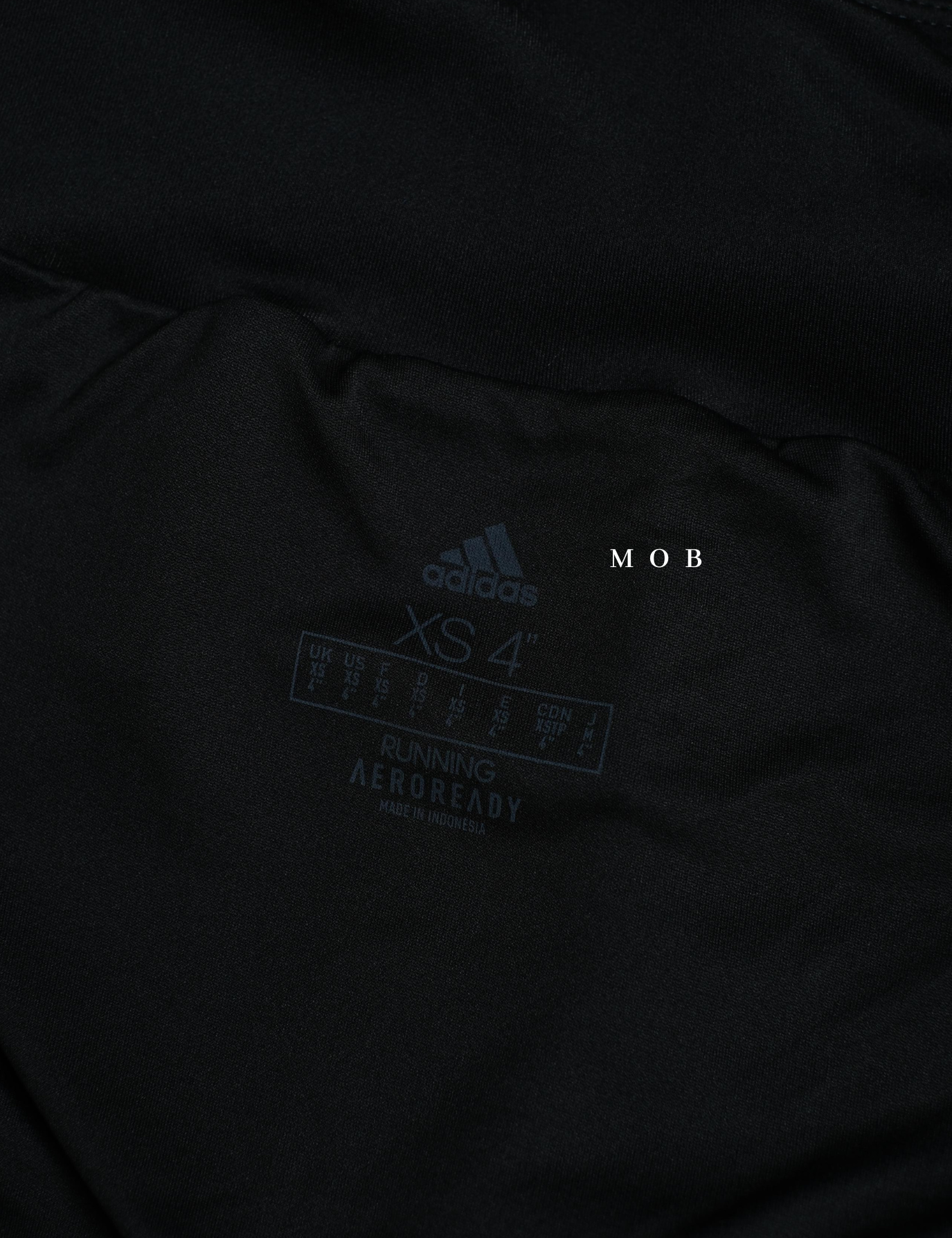 ADDSSR04001 4” Run It 3-Stripes Shorts Black Noir