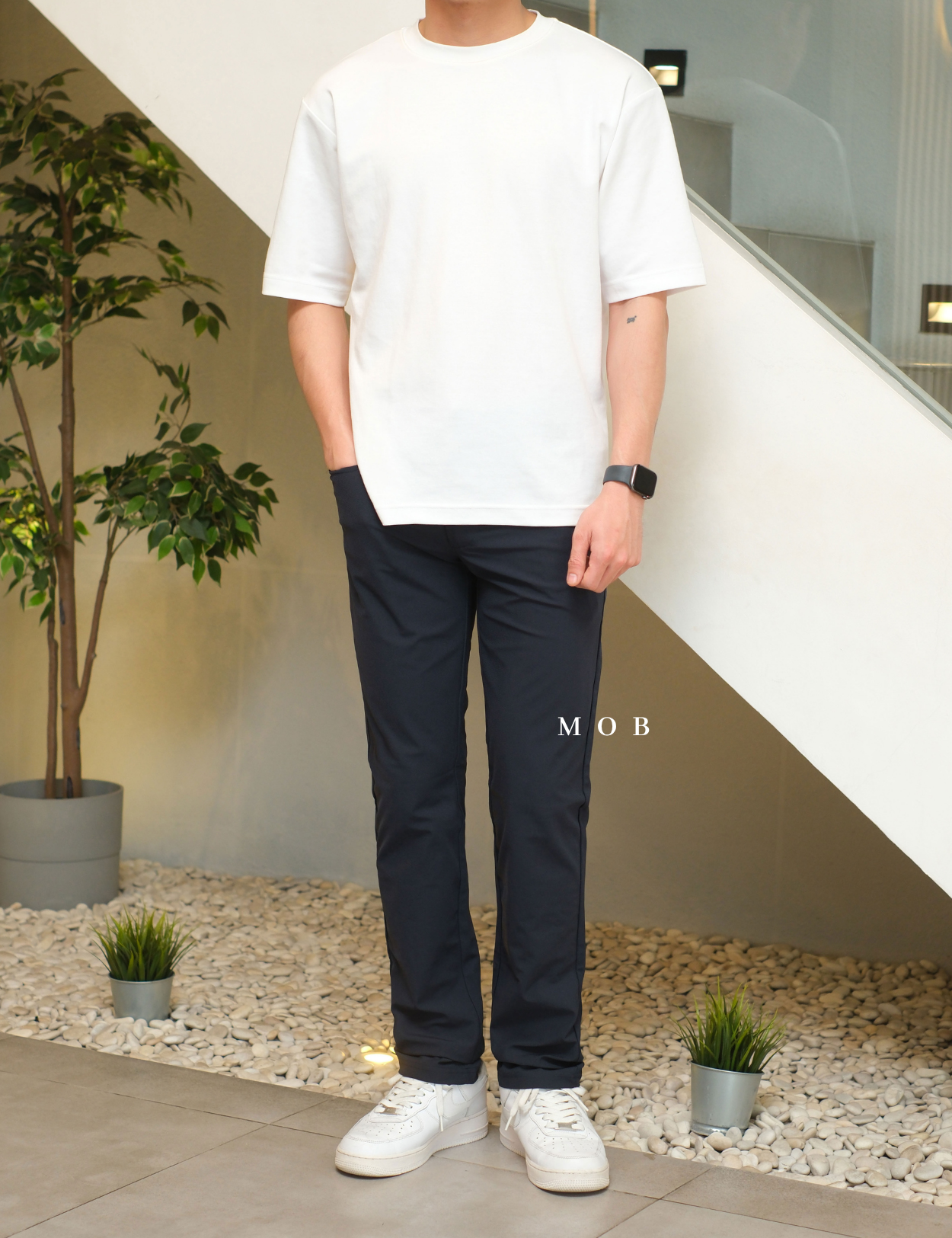 ONPT4501B Slim Tech Hybrid Pants Classic Navy