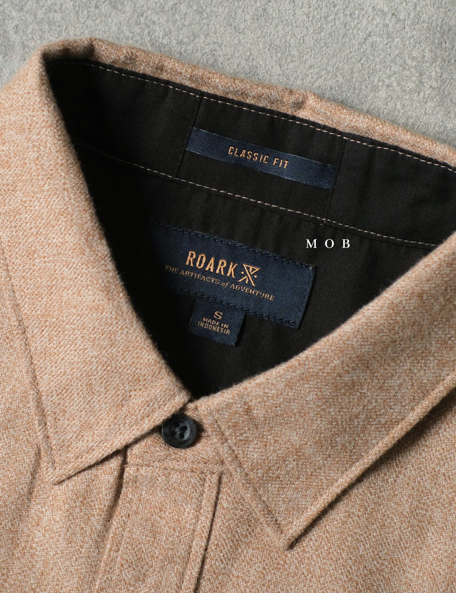 ROALSS02001B Nordsman Flannel LS Shirt Khaki Misty