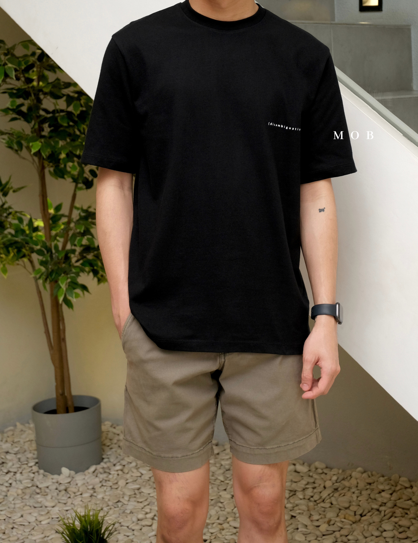 ARK01SST025 Paradox T-shirt Obsidian Black