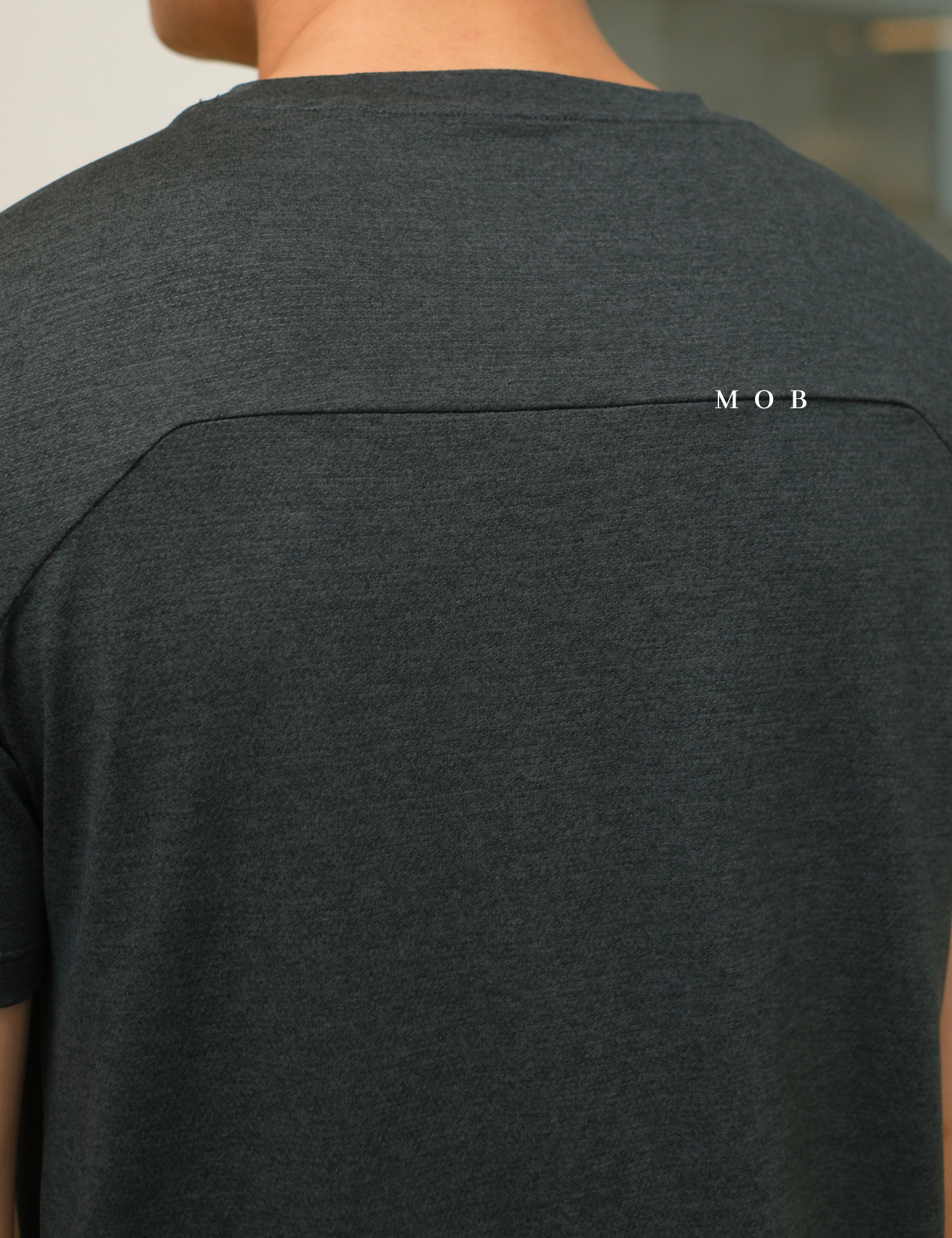 AKSST01003 Active SS Tee DARK GREY Misty