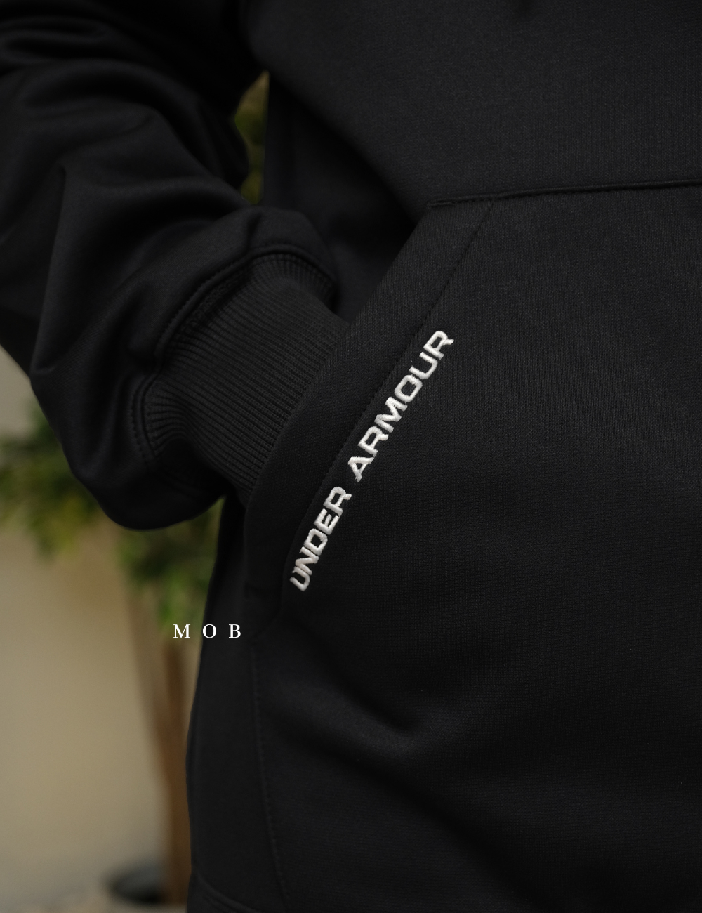 UAFZ01001 Fleece Full-Zip Hoodie Black
