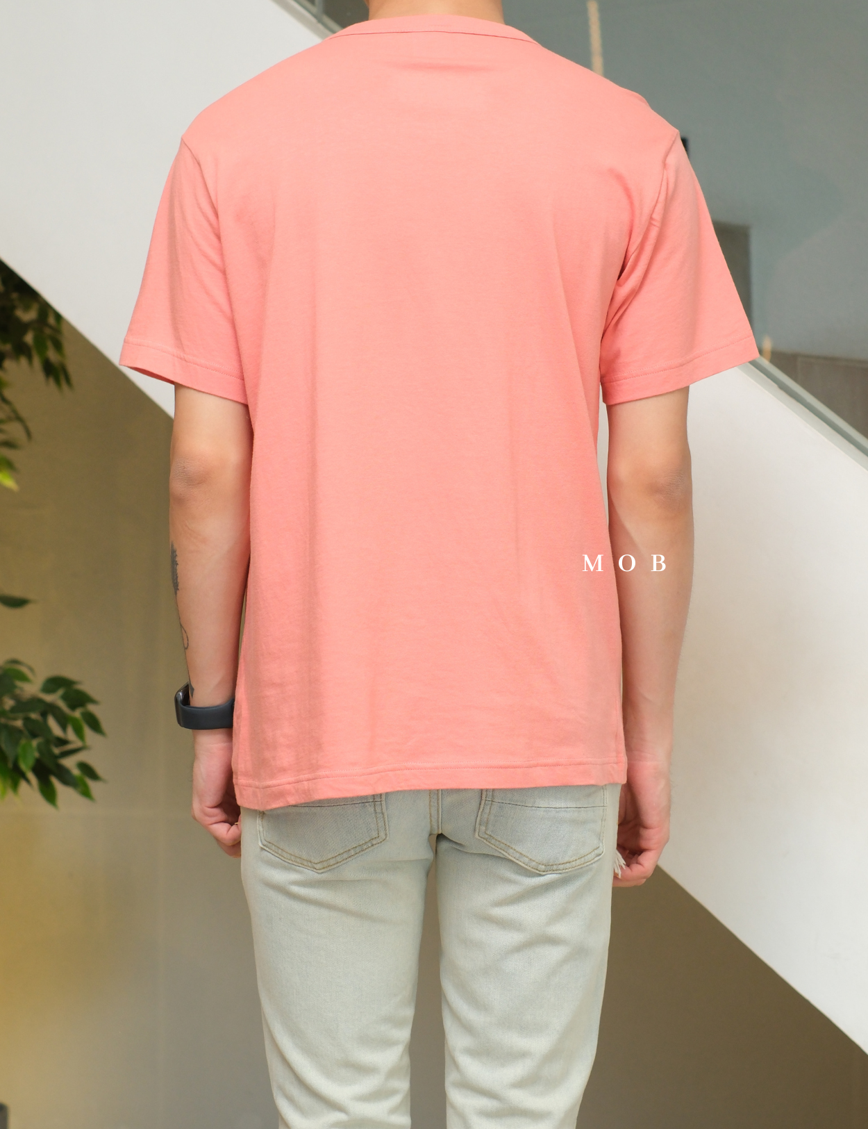 CHMPSST2403G C Small Logo SS Tee Guava