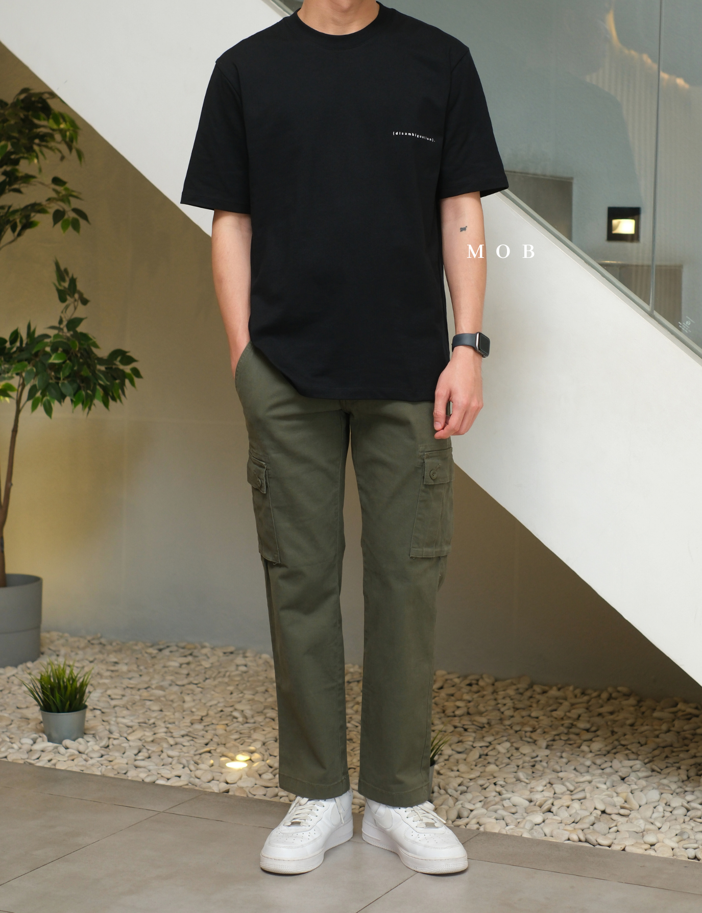ARK01SST025 Paradox T-shirt Obsidian Black