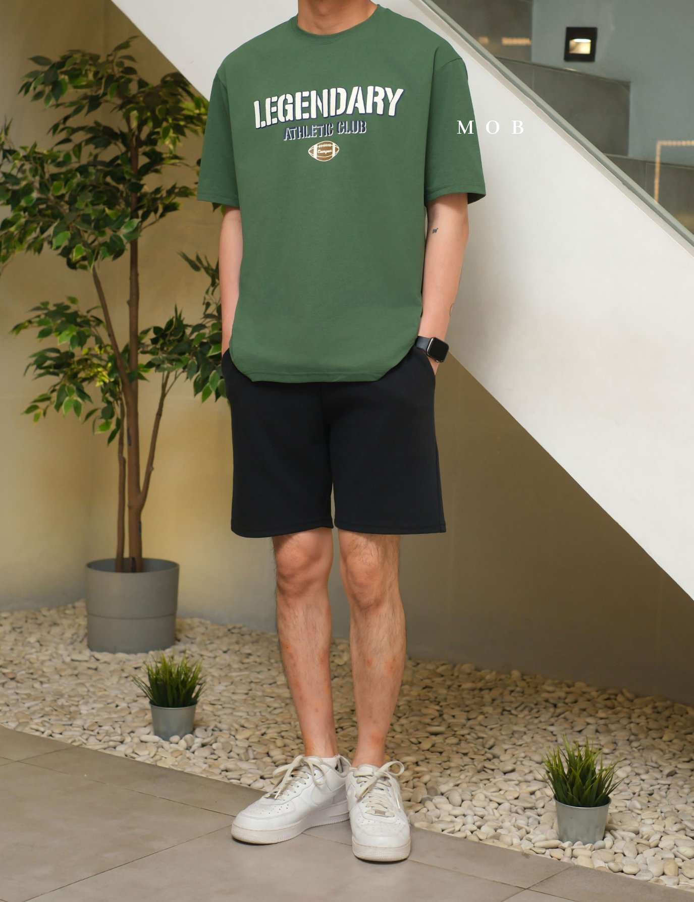 TOPSST02002A Balance LEGENDARY Athletic SS Tee Green