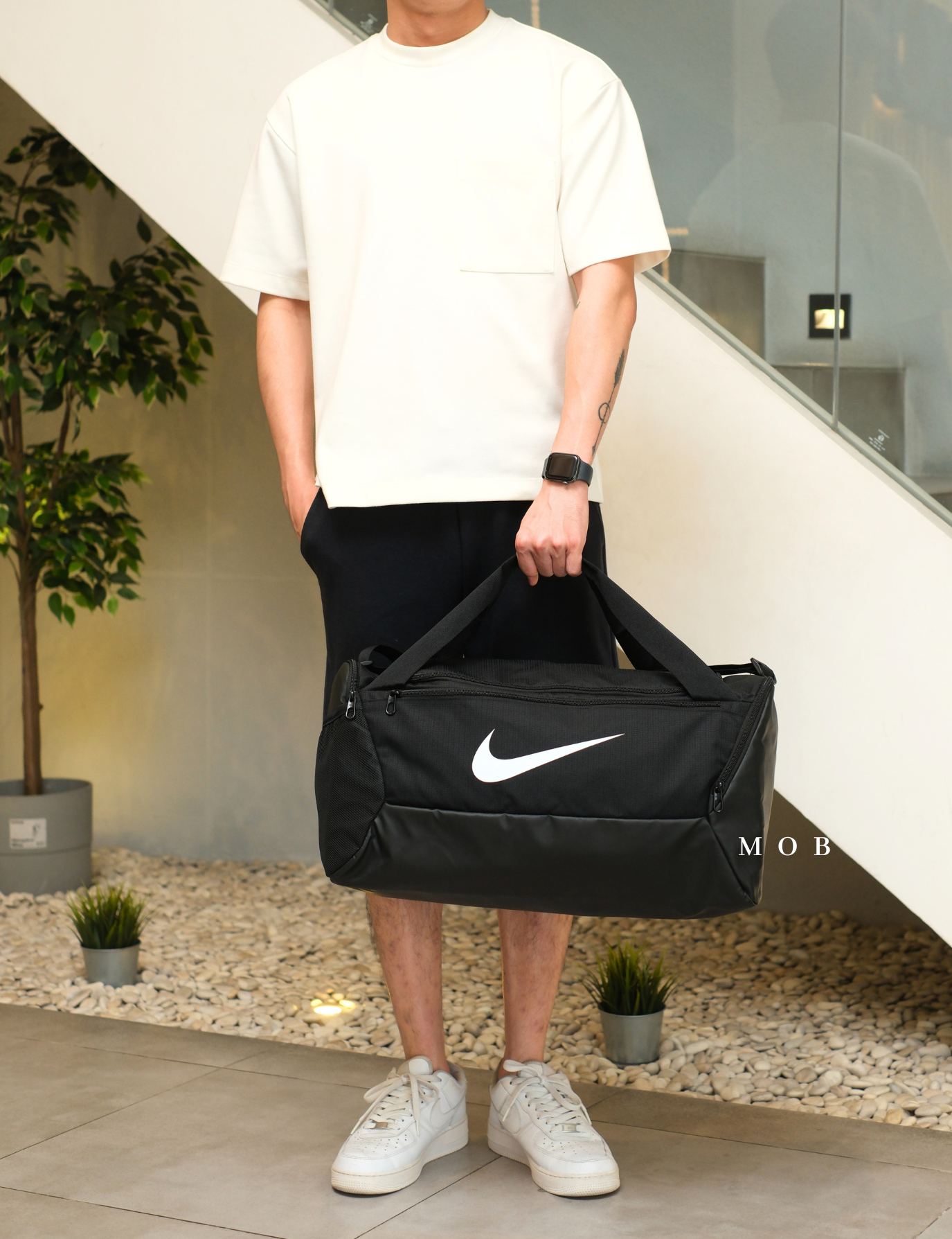 NKBAG03001C Brasilia Duffel Bag Black (41L)