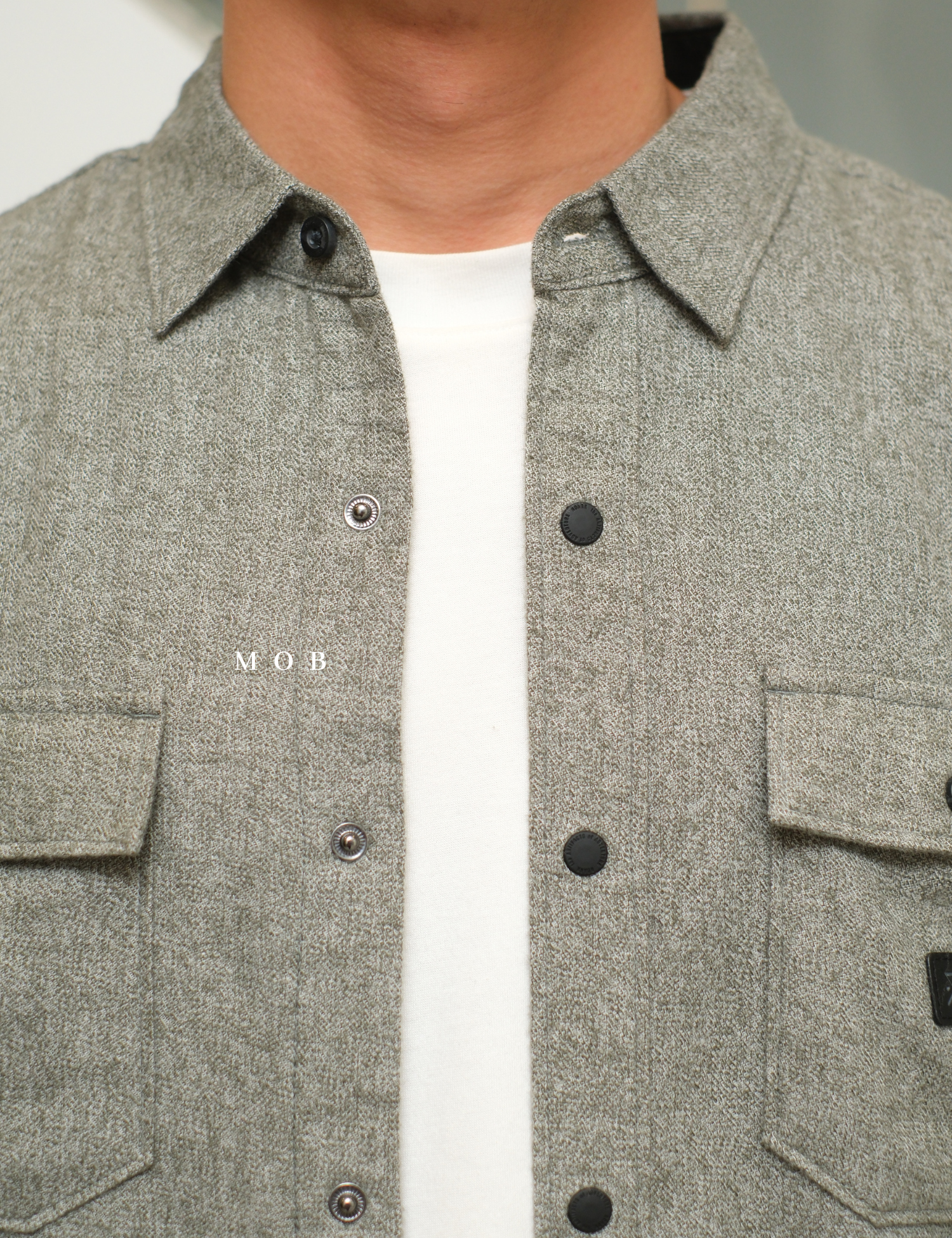 ROALSS02001C Nordsman Flannel LS Shirt Olive Misty