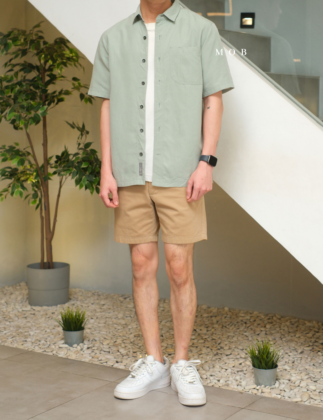 RRBSSS01001G Desert Pucker Dry SS Shirt Mint