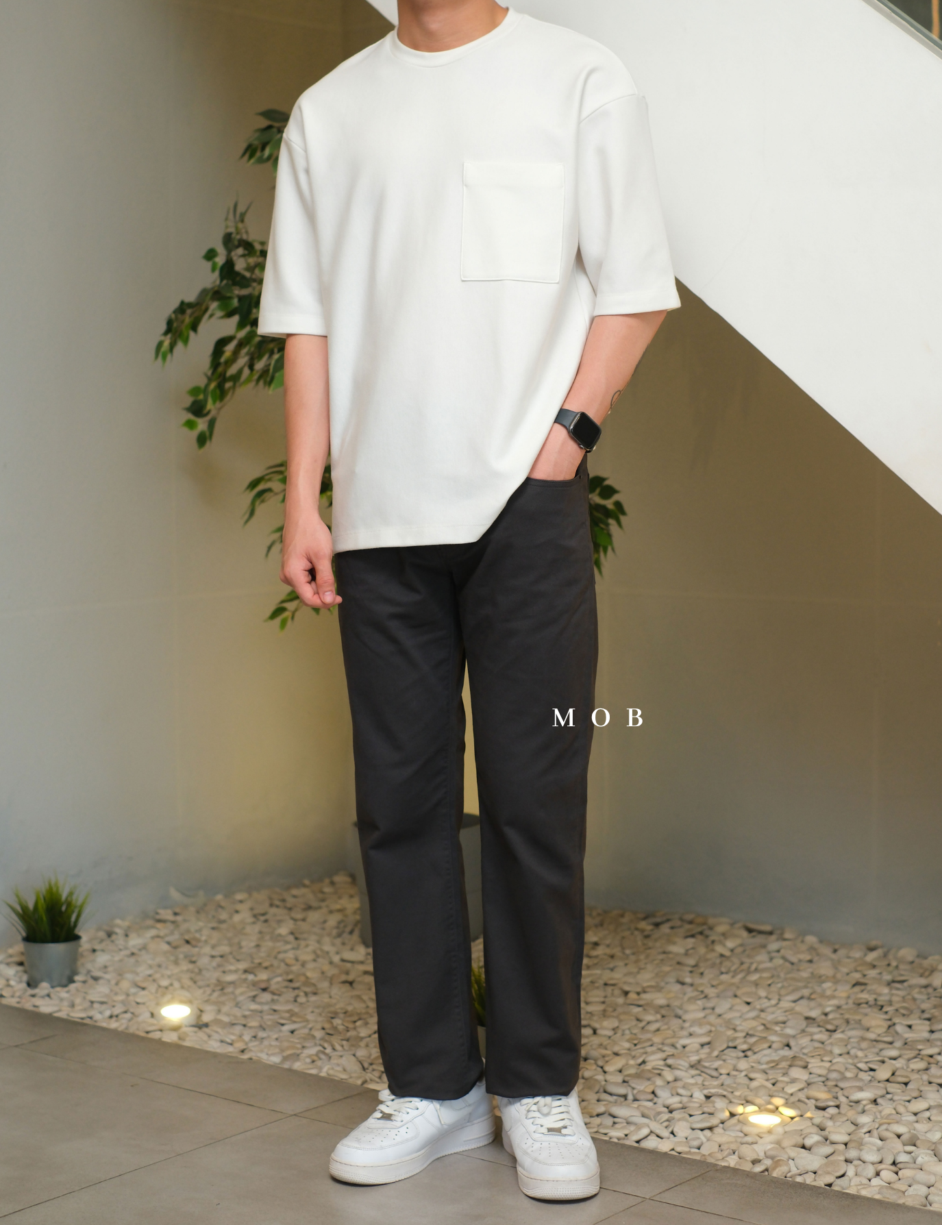 GFPT04001 Comfort Slim Pants Essentials Grey