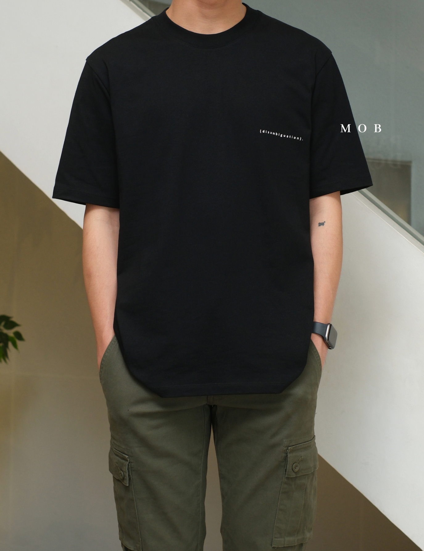 ARK01SST025 Paradox T-shirt Obsidian Black