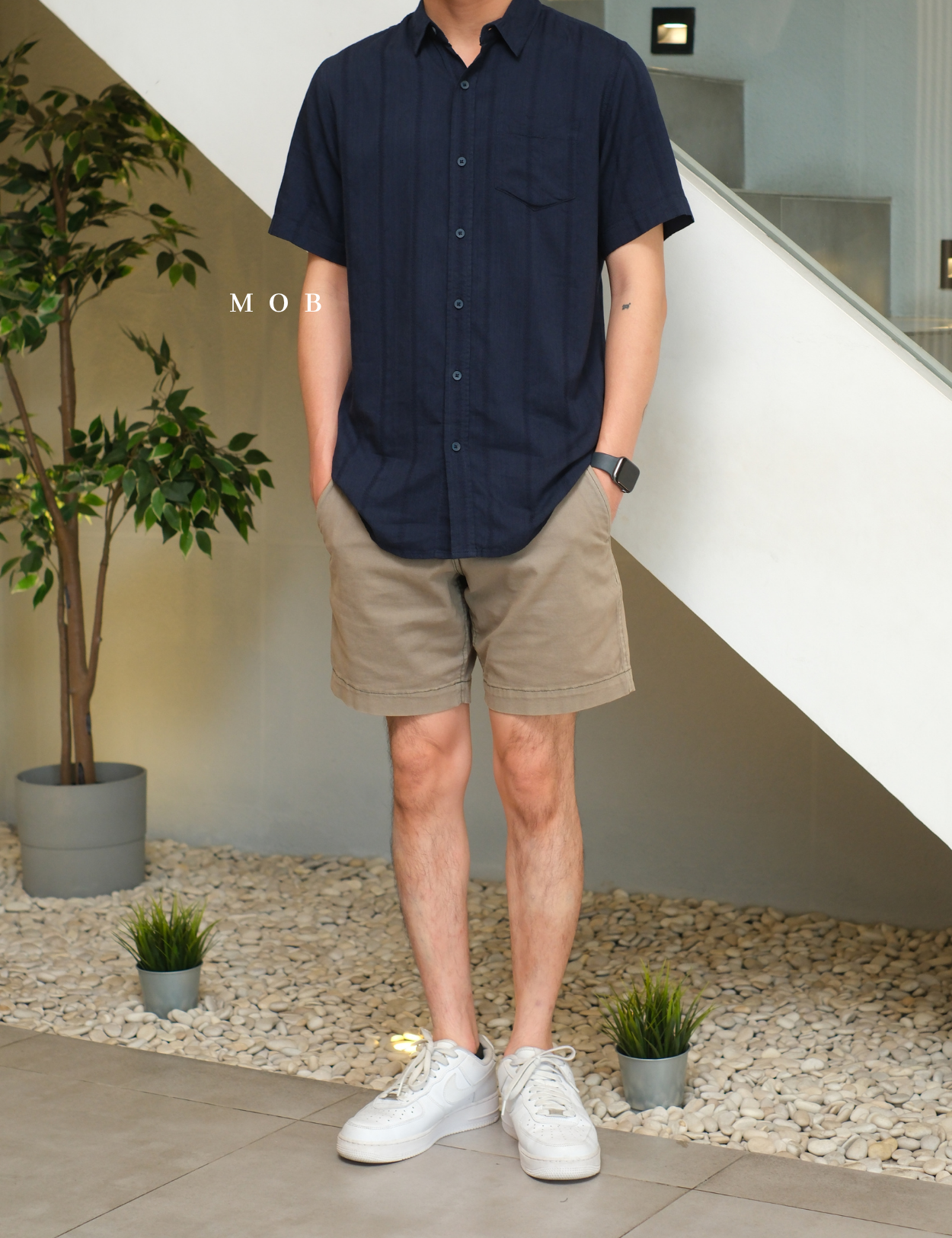 SUNSSS01001 Weston SS Shirt Midnight Navy