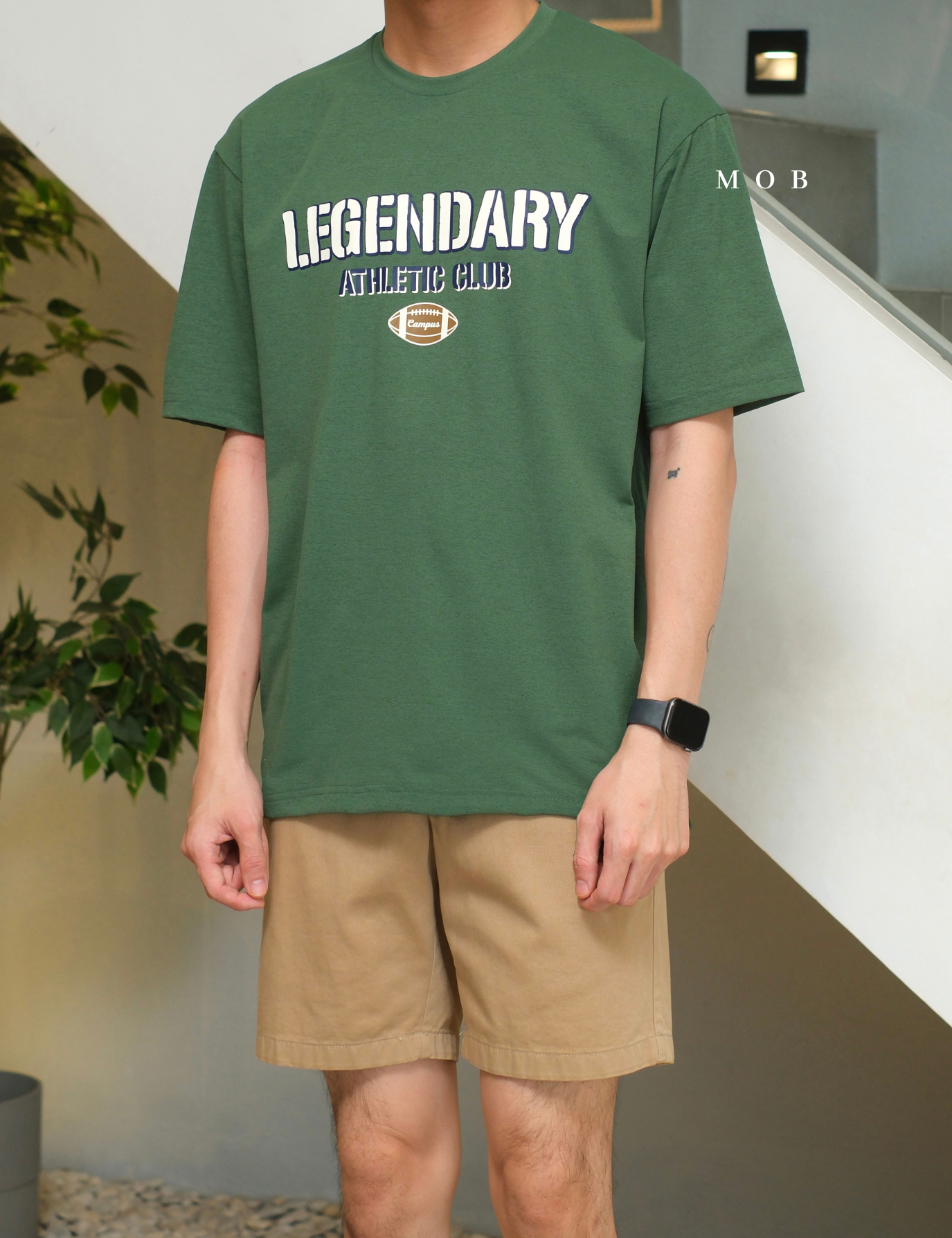 TOPSST02002A Balance LEGENDARY Athletic SS Tee Green