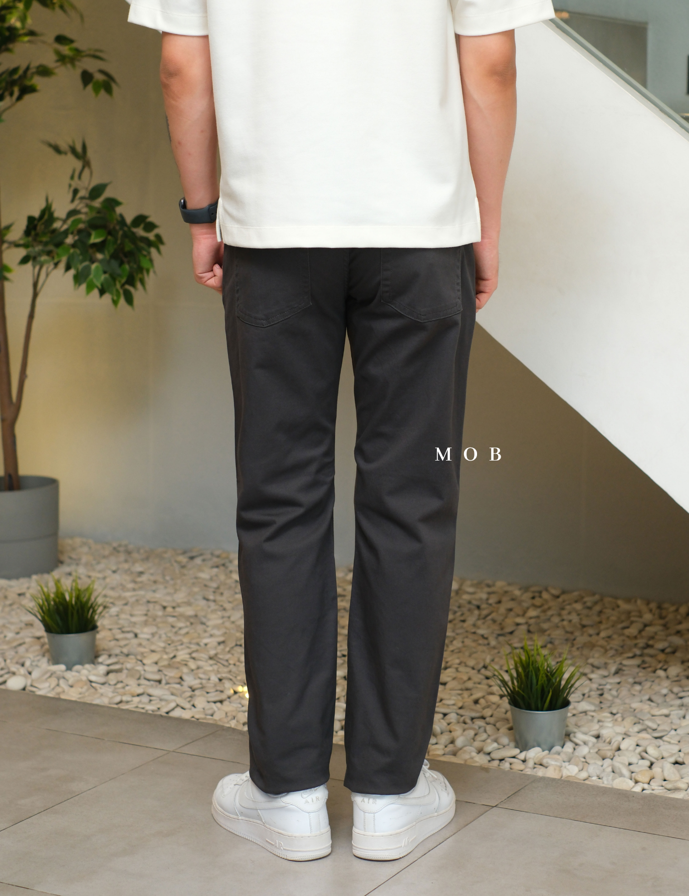 GFPT04001 Comfort Slim Pants Essentials Grey
