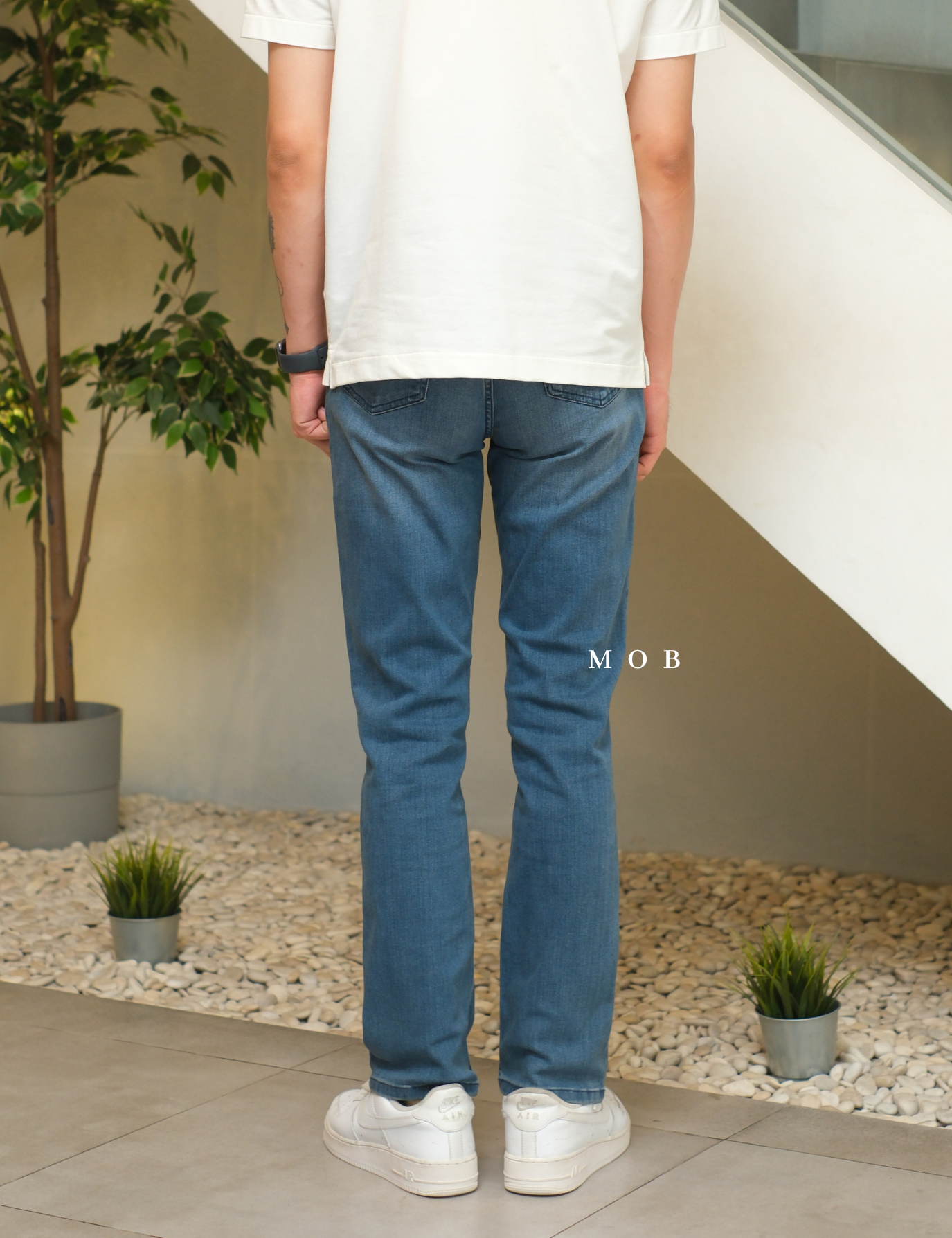 KCPT02004 Awearness Chillflex Slim Jeans Medium Blue