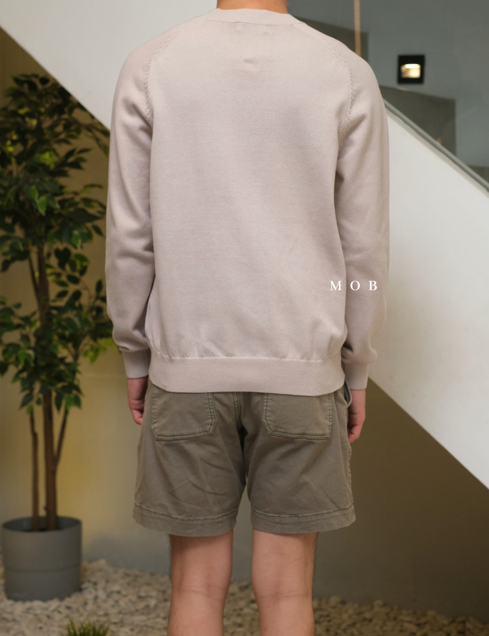 LZSW01001 Supima Basic Sweatshirt Khaki