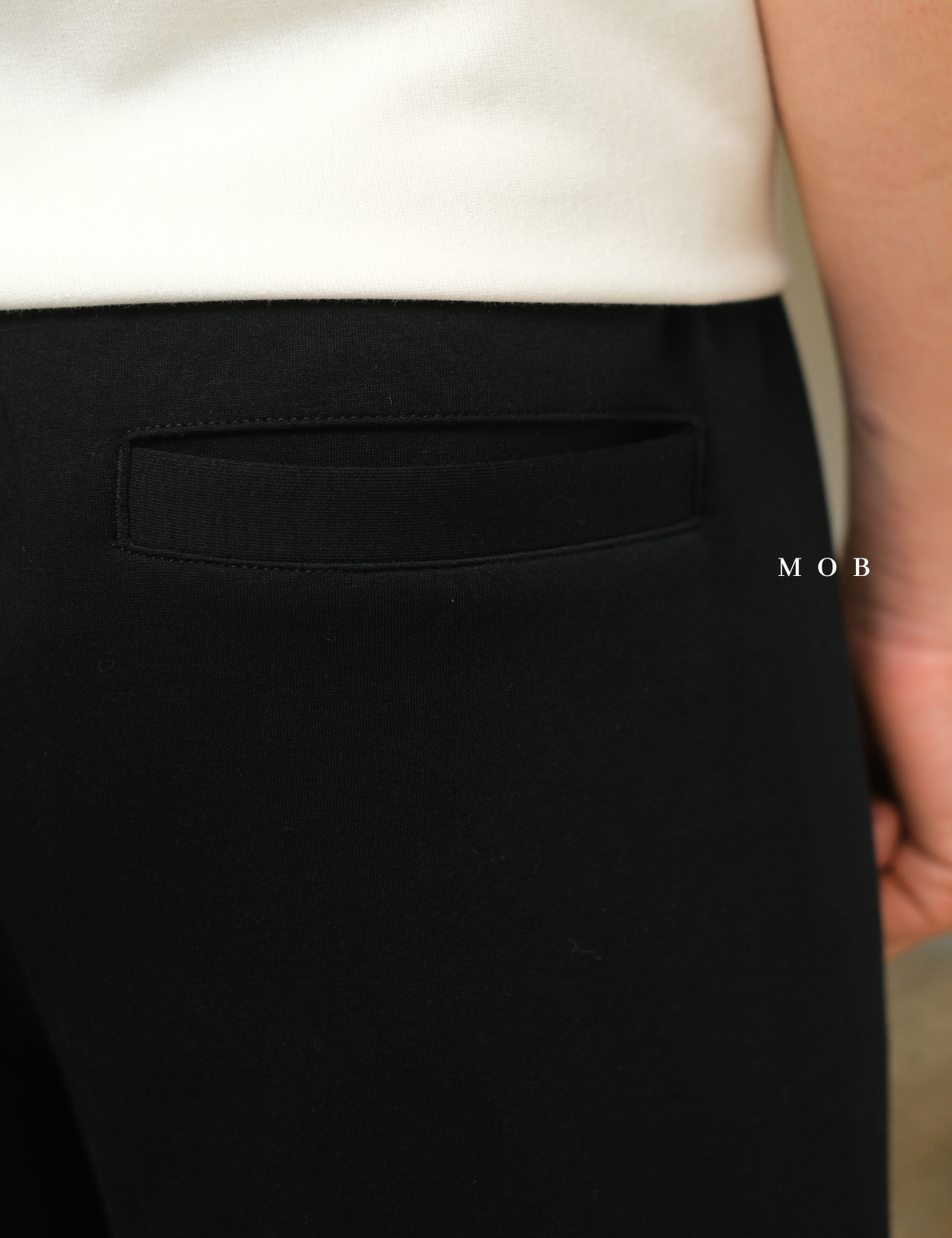 MODSR01001A Regular Pull On Track Shorts Black