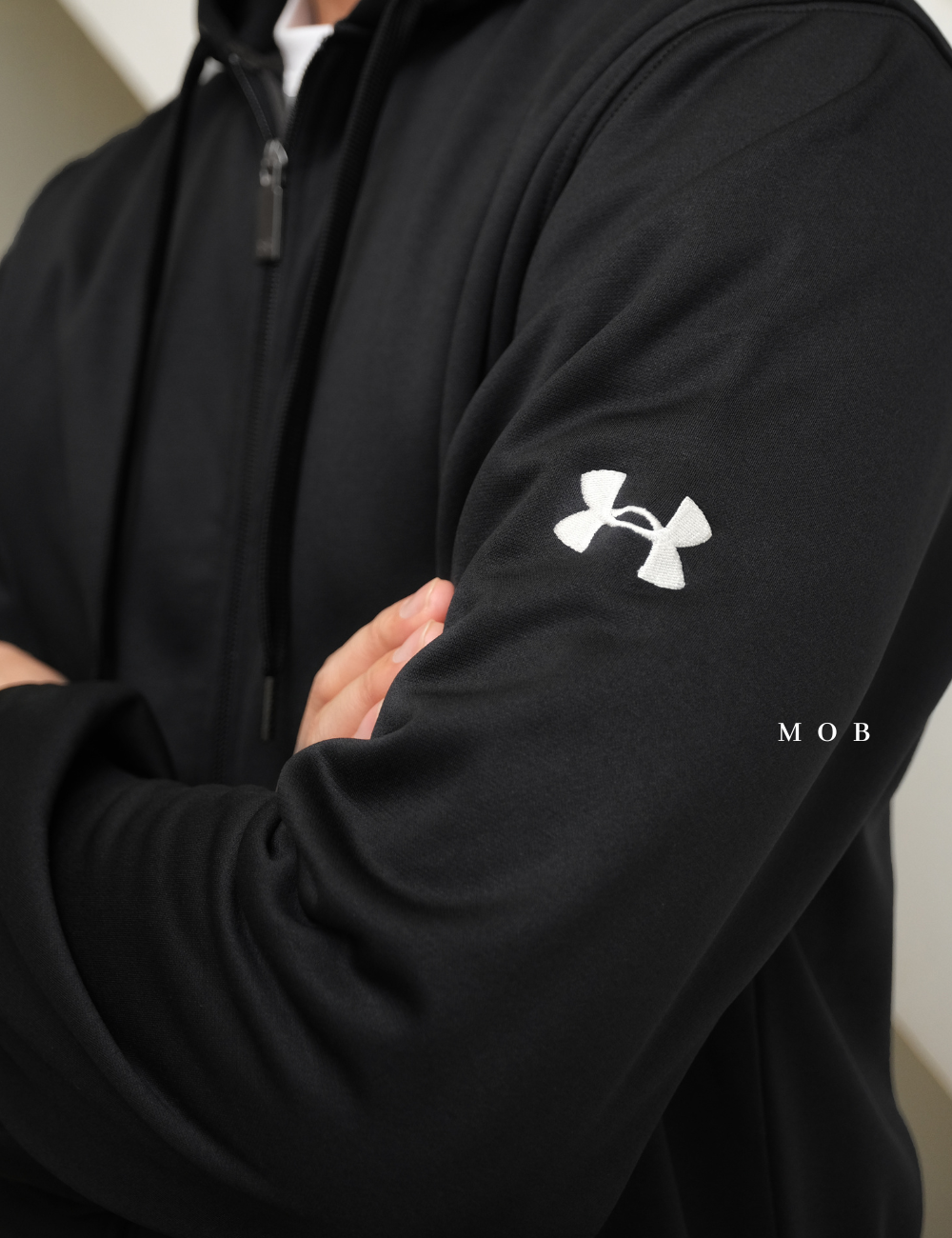 UAFZ01001 Fleece Full-Zip Hoodie Black
