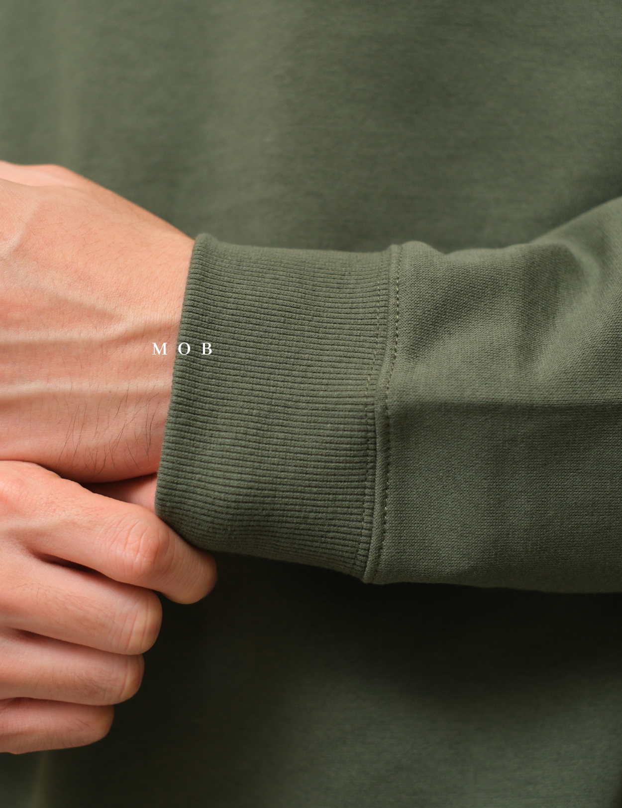 HMSW05004 Relaxed Fit Sweatshirt Olive