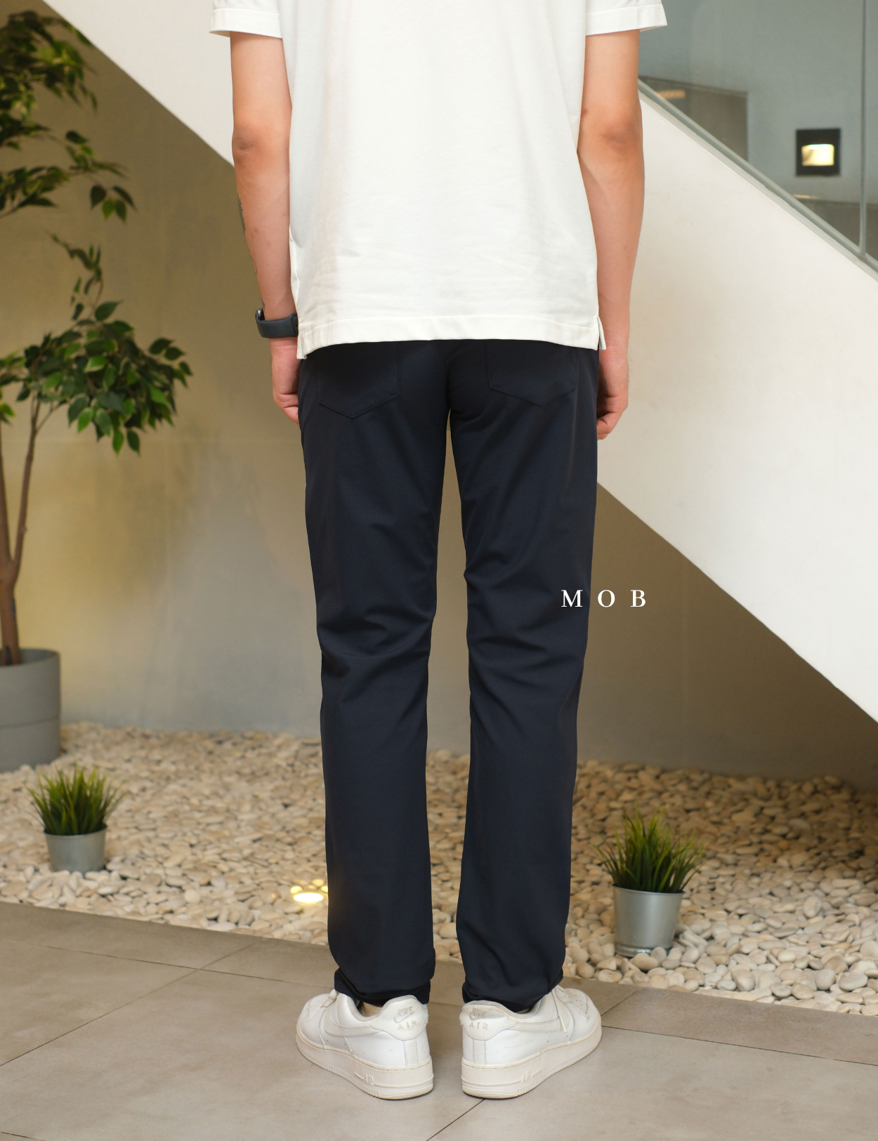 ONPT4501B Slim Tech Hybrid Pants Classic Navy