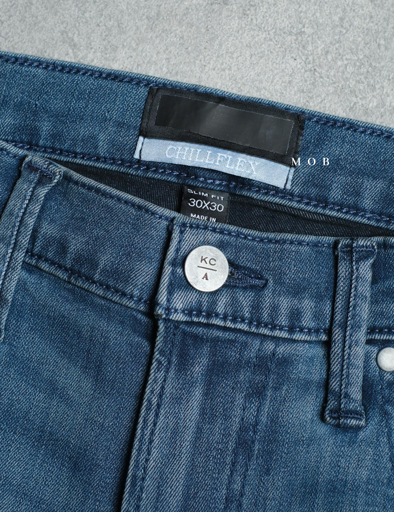KCPT02004 Awearness Chillflex Slim Jeans Medium Blue