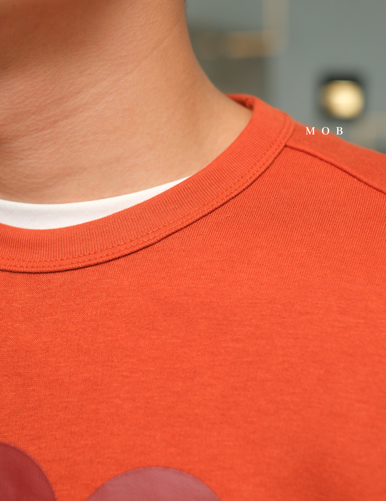 GPSW01001A Retro Logo Sweatshirt Orange