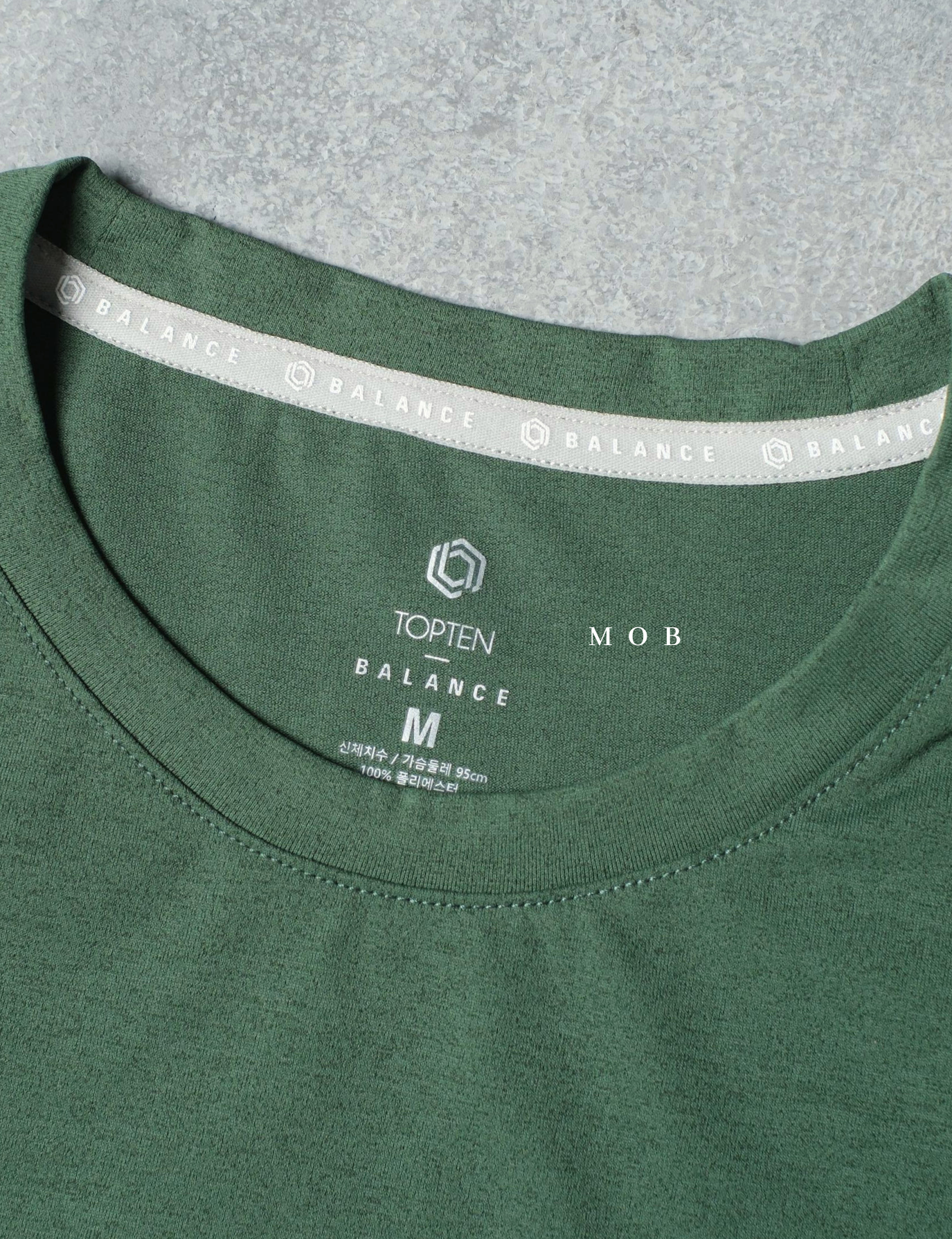 TOPSST02002A Balance LEGENDARY Athletic SS Tee Green