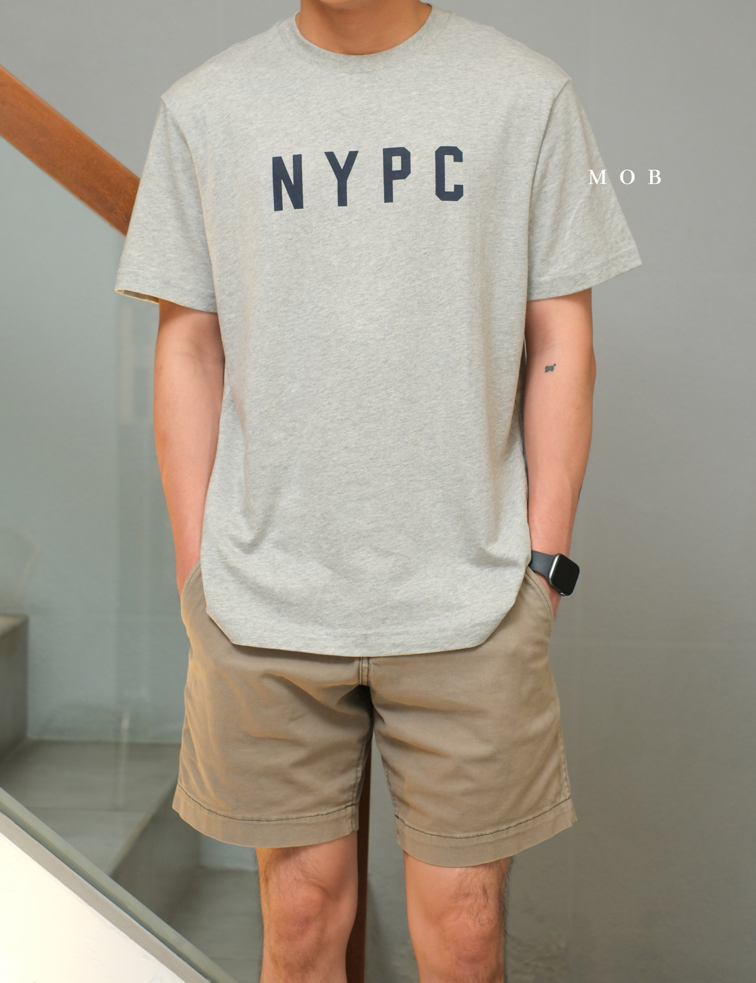 GPSST1102A NYPC SS Tee Heather Grey