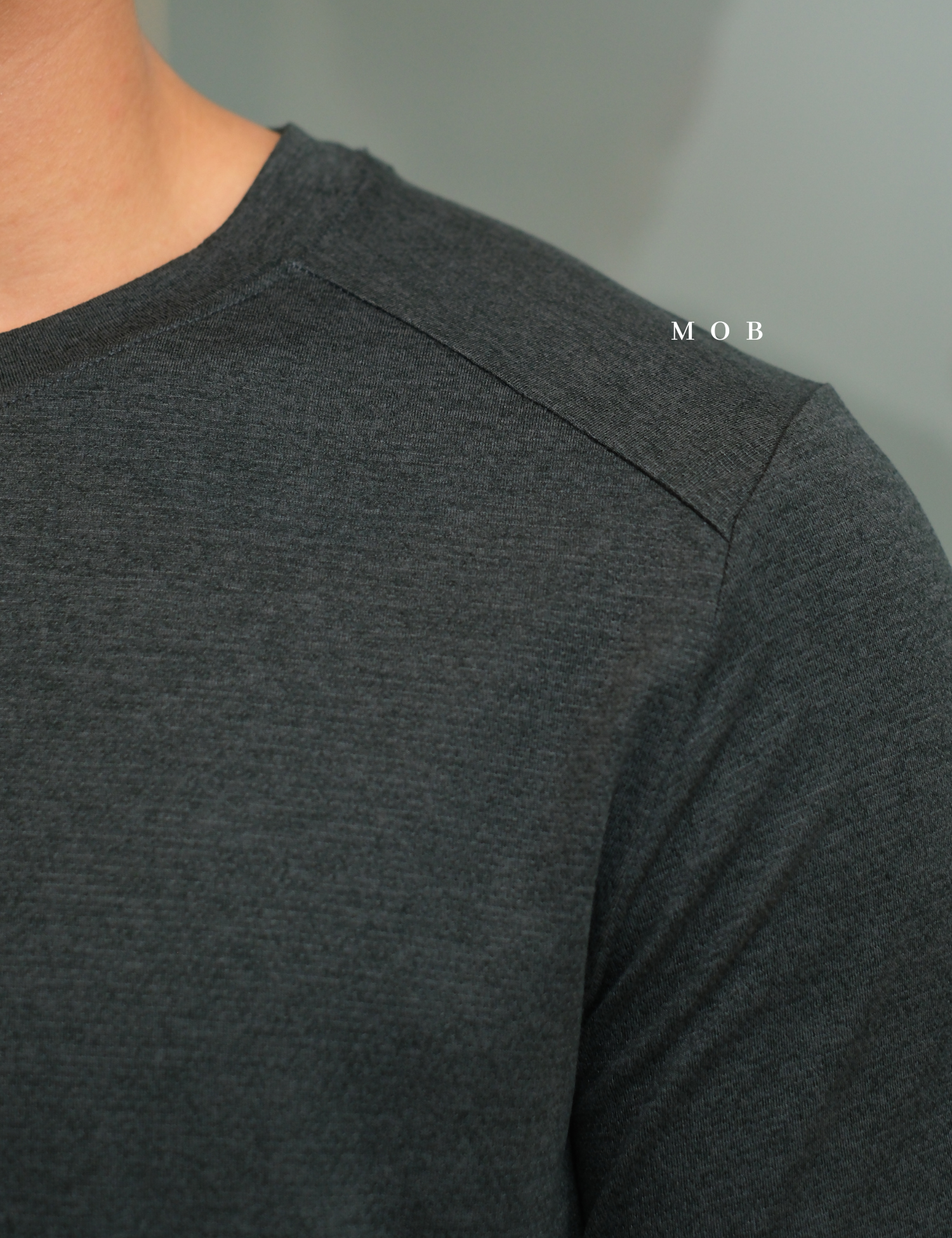 AKSST01003 Active SS Tee DARK GREY Misty