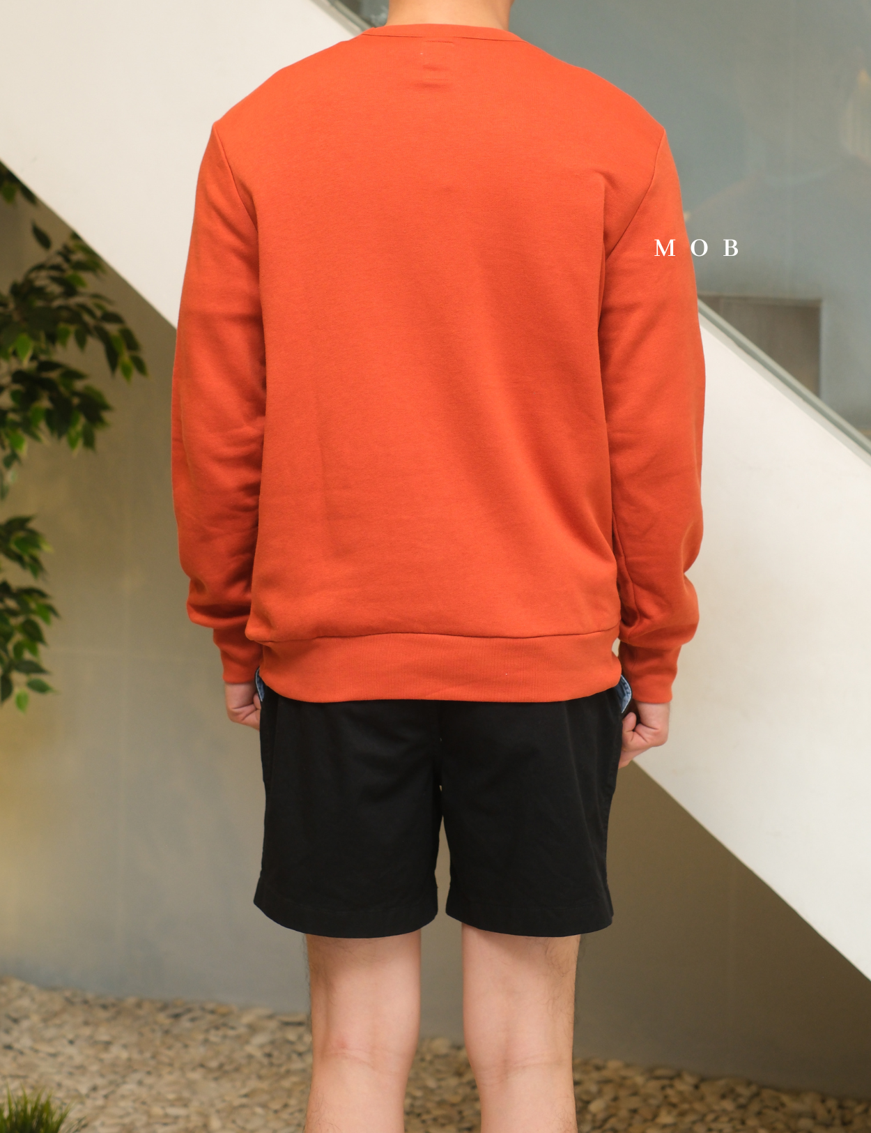 GPSW01001A Retro Logo Sweatshirt Orange