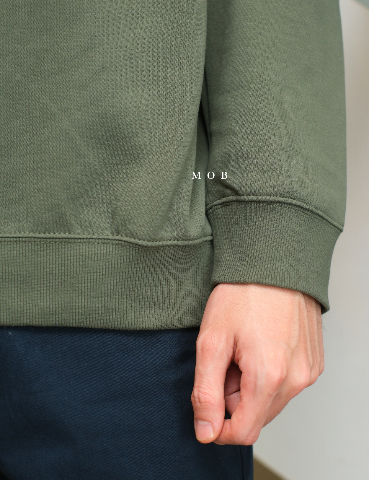 HMSW05004 Relaxed Fit Sweatshirt Olive