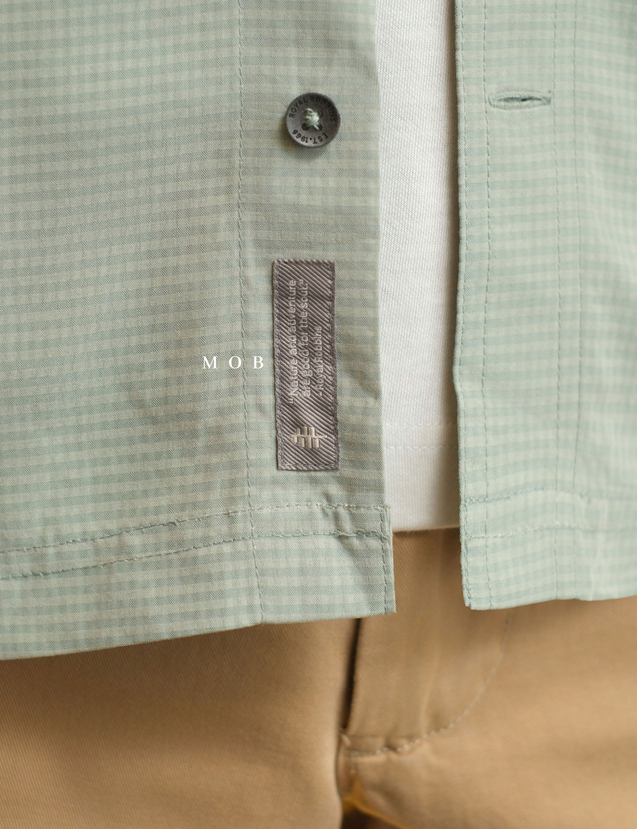 RRBSSS01001G Desert Pucker Dry SS Shirt Mint