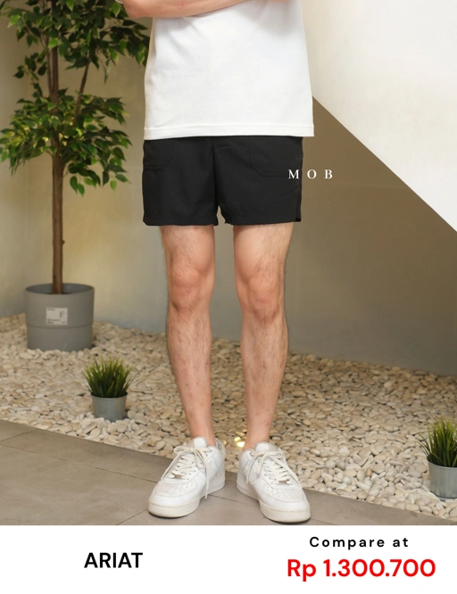 ARISR01003B Rebar Workflow Ultralight 5" Shorts Black