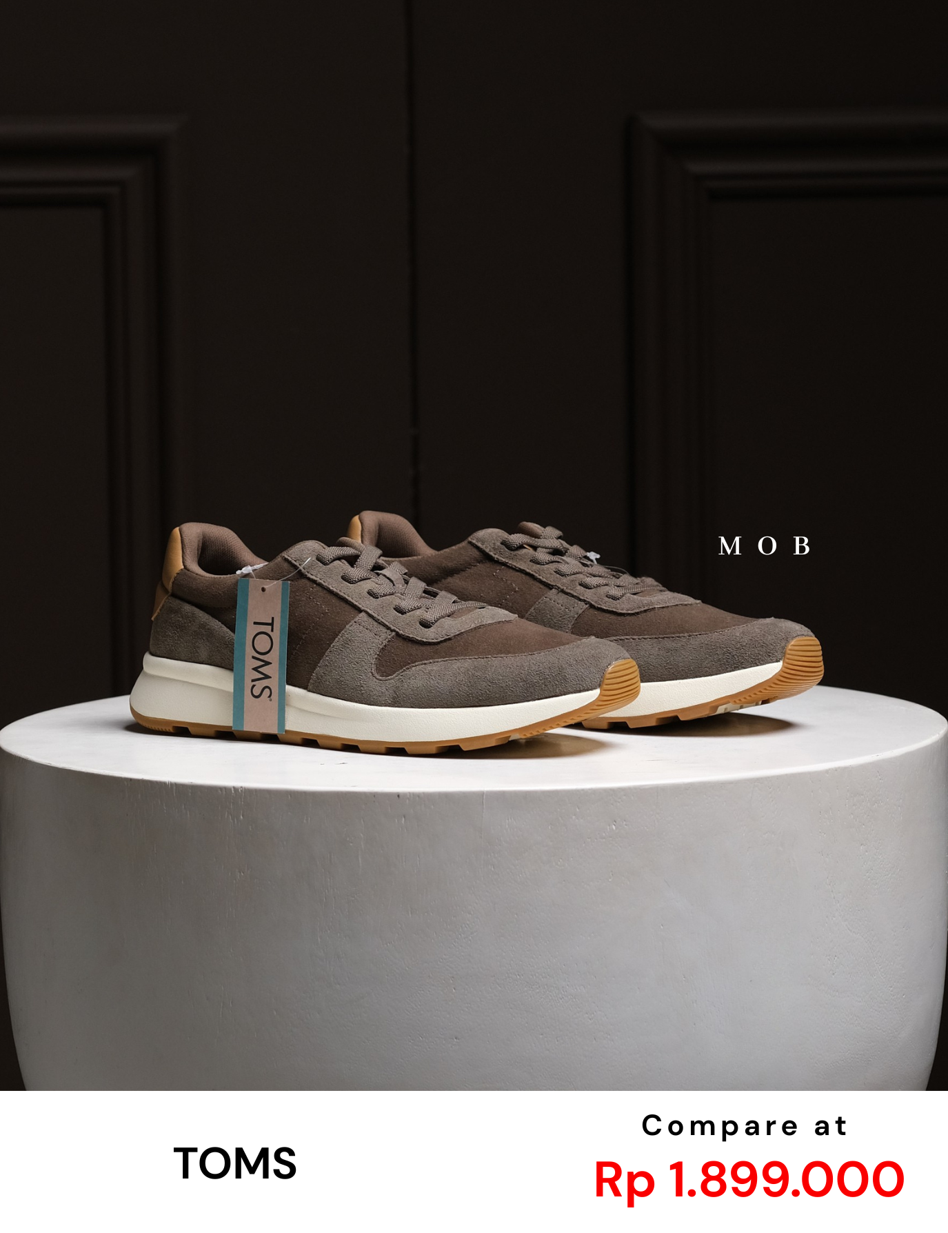 TMSSSH01003 TRVL LITE Retro Shoes Canteen Suede Vintage Twill
