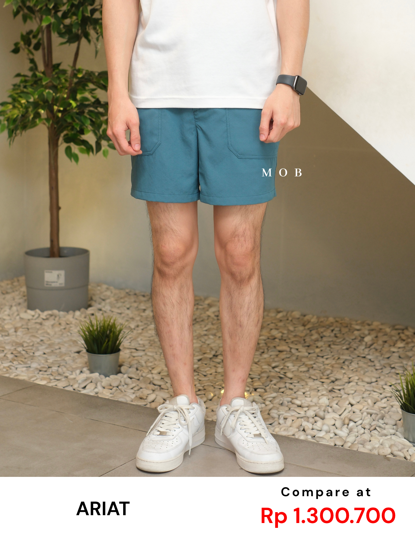 ARISR01003C Rebar Workflow Ultralight 5" Shorts Jade Green