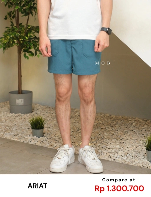ARISR01003C Rebar Workflow Ultralight 5" Shorts Jade Green