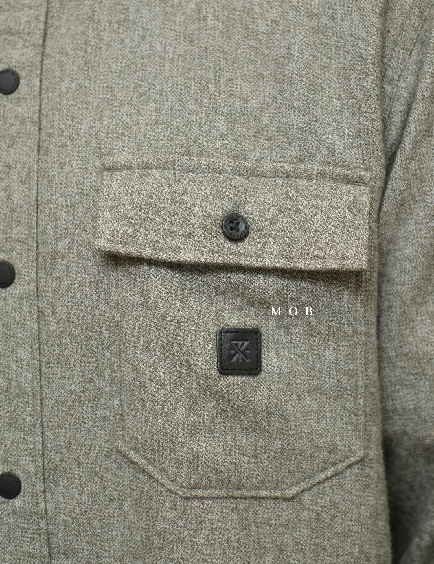 ROALSS02001C Nordsman Flannel LS Shirt Olive Misty