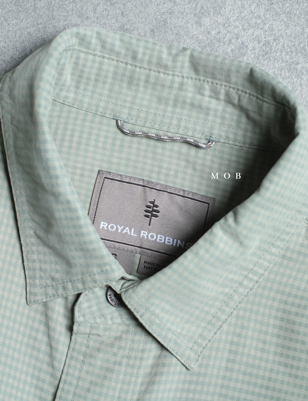 RRBSSS01001G Desert Pucker Dry SS Shirt Mint