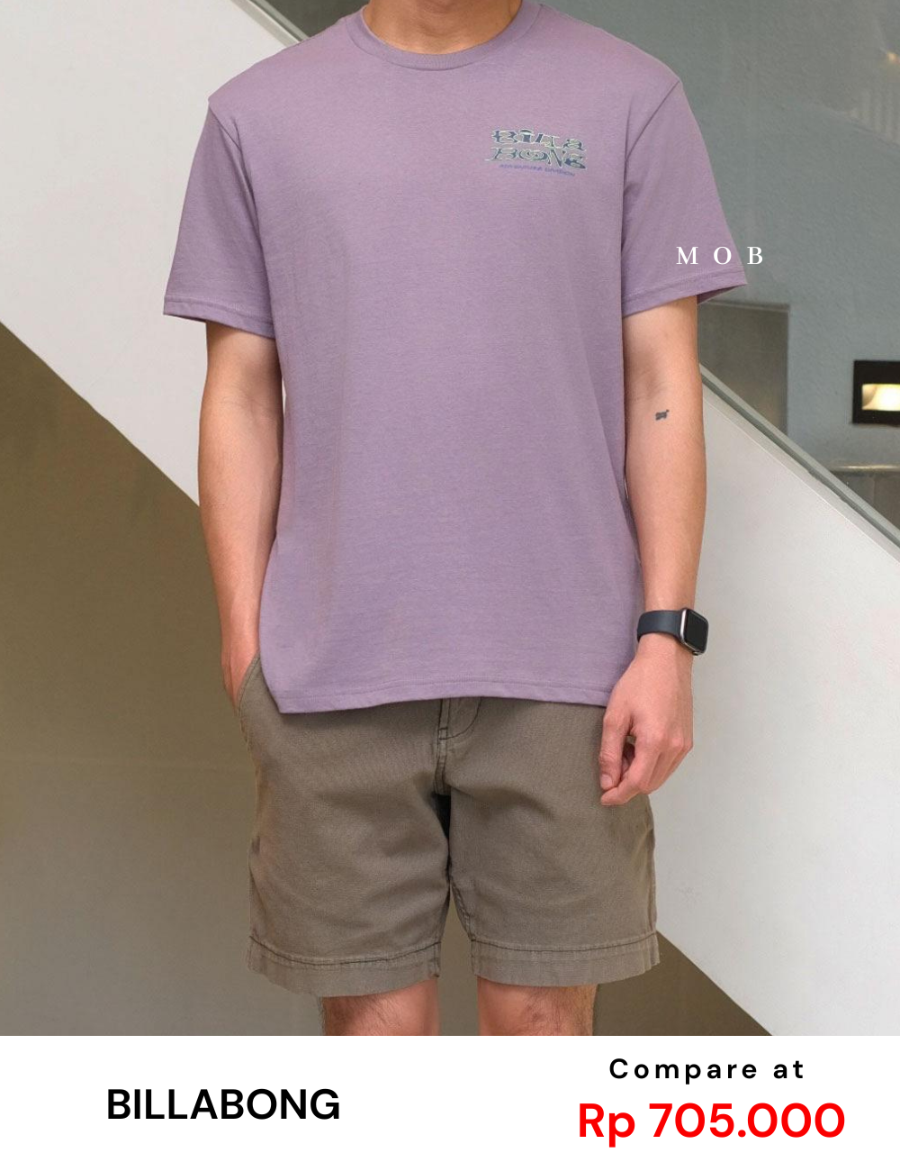 BILLSST02009 Boys Lizard Purple Ash SS Tee