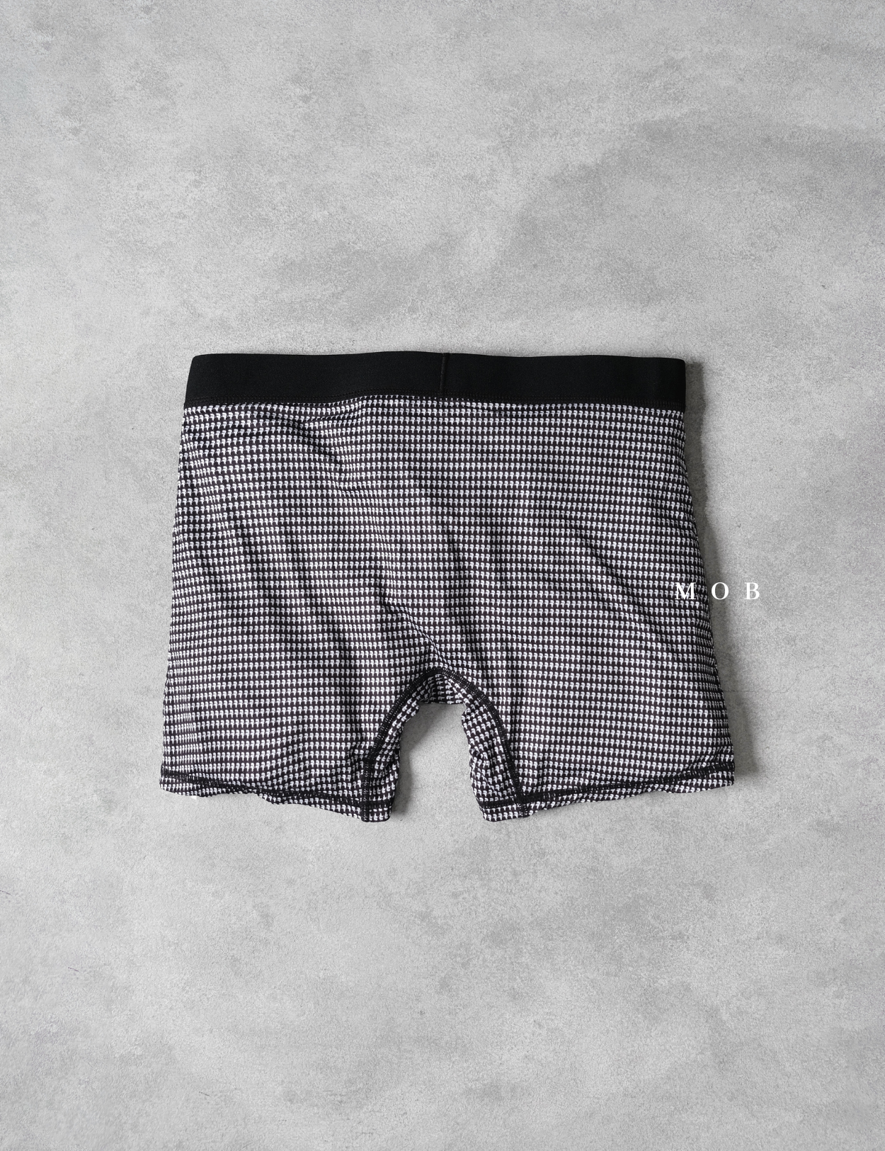 KRLB01011 Paris Small Iconic Logo Boxer Black White