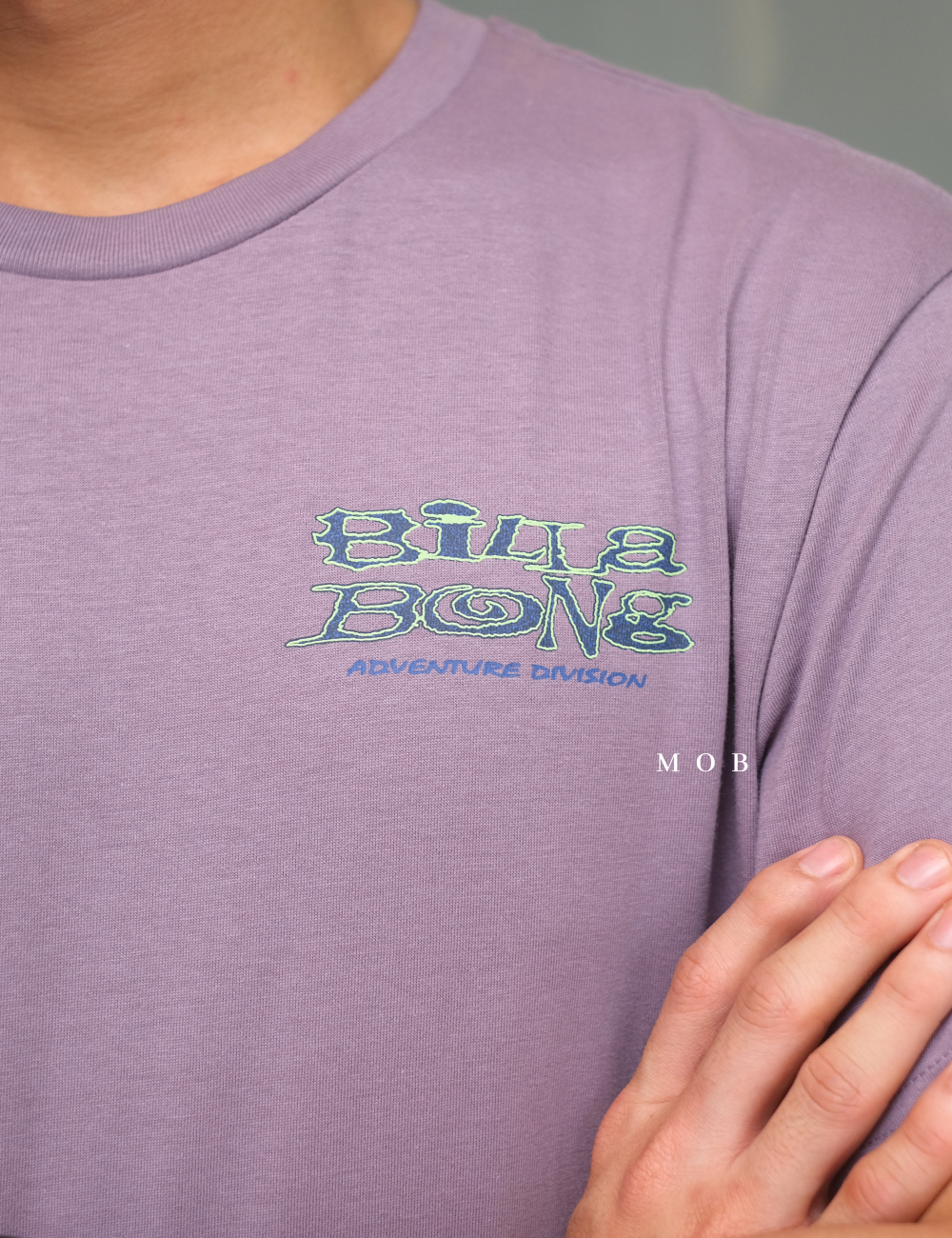 BILLSST02009 Boys Lizard Purple Ash SS Tee