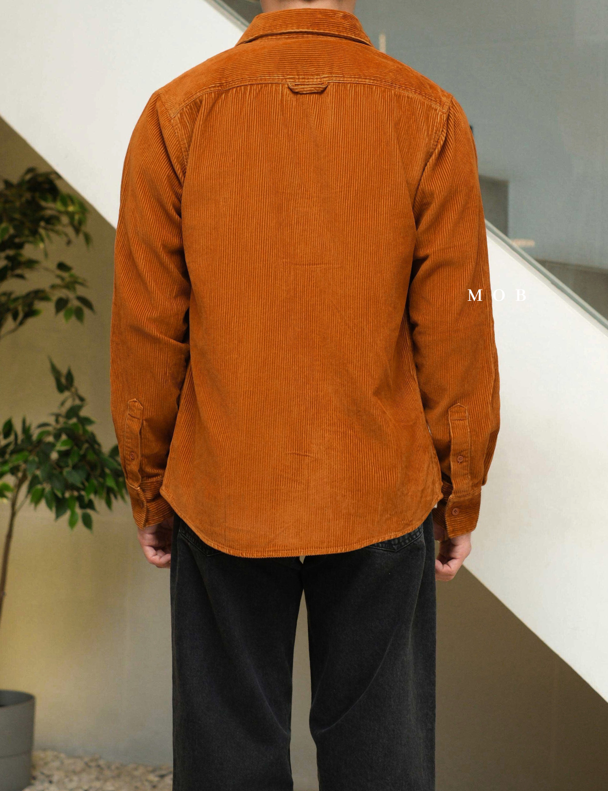 SUNLSS01002B Corduroy LS Shirt Brown