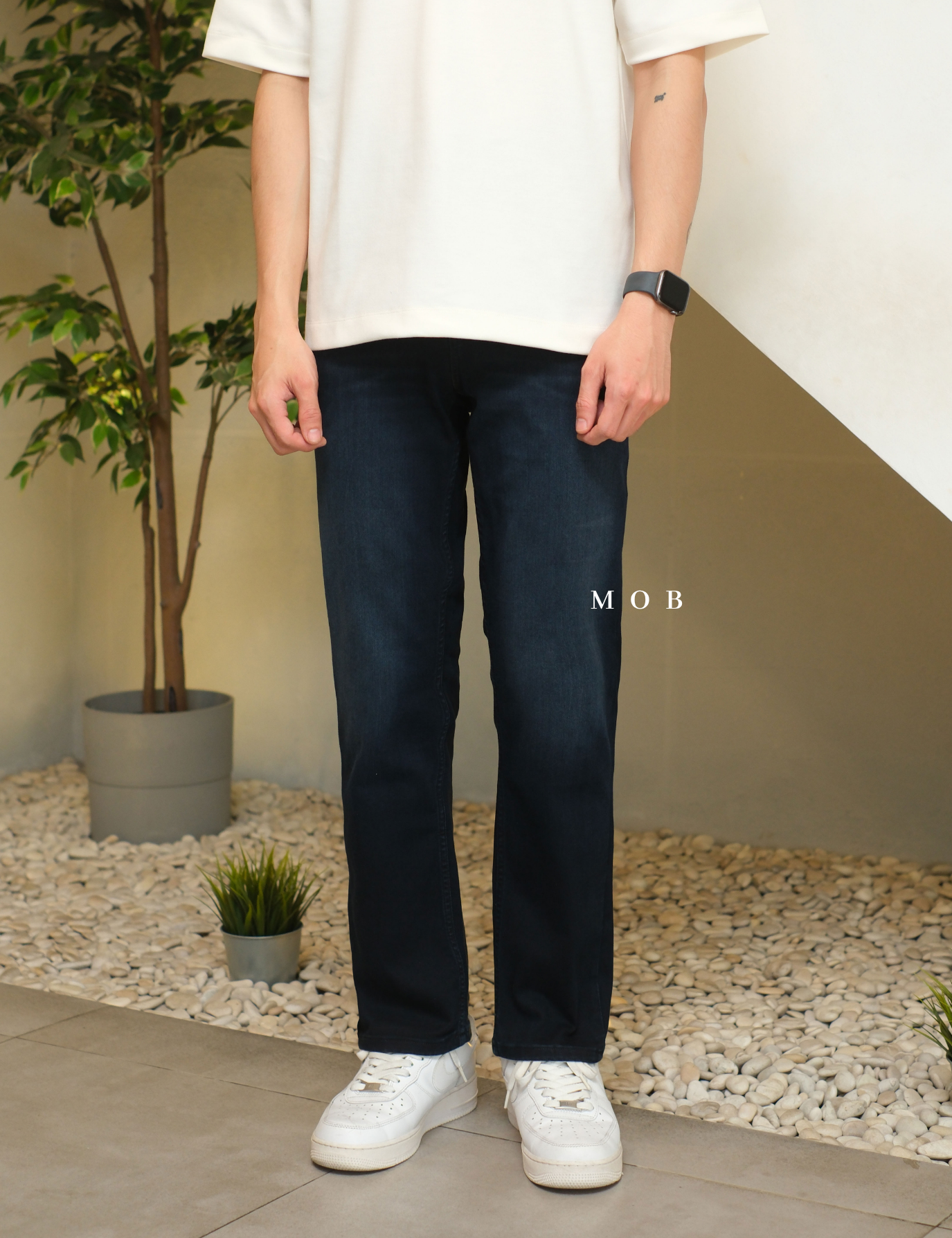 KCPT02003 Awearness Chillflex Slim Jeans Dark Indigo