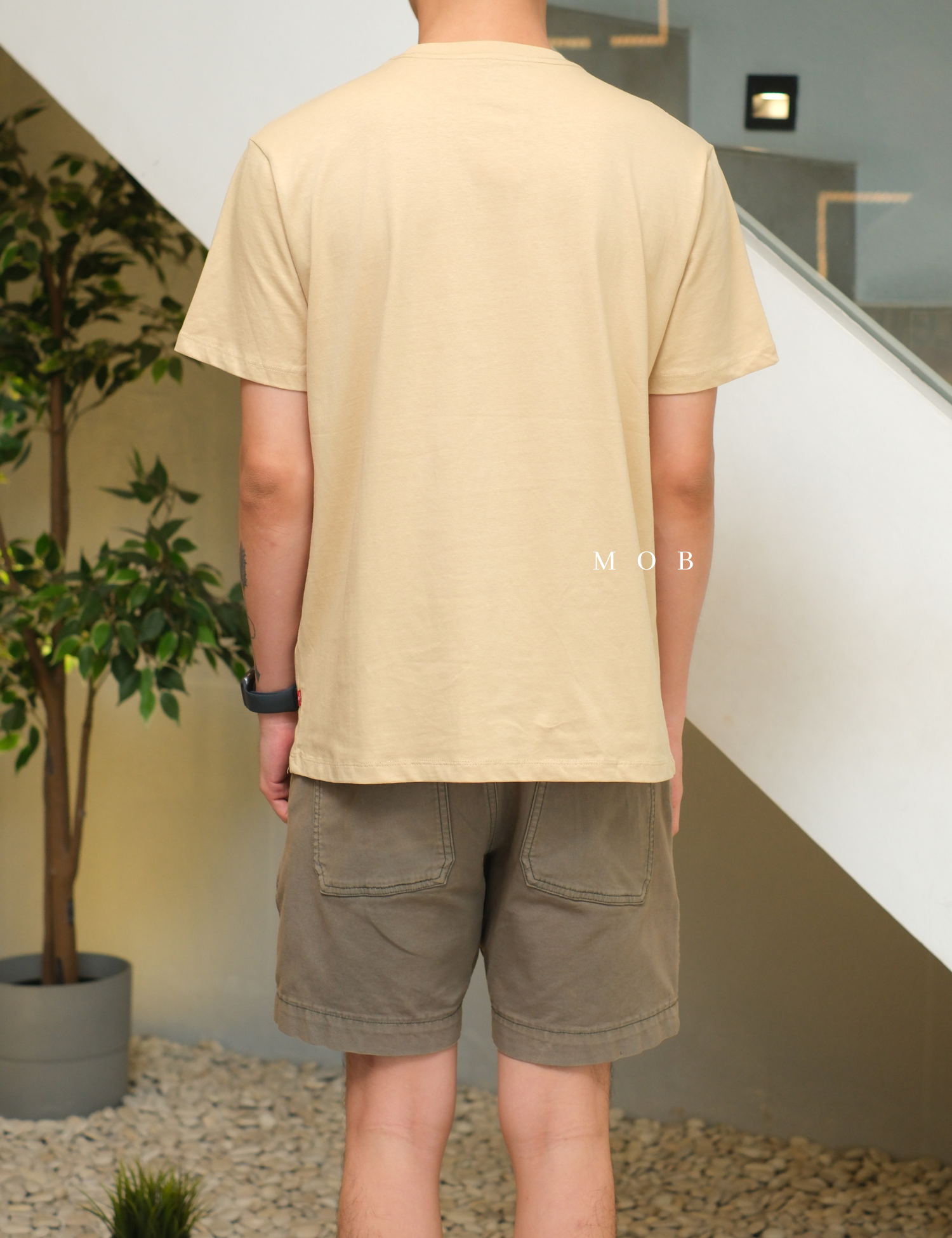 LVSSST01004A Casual Logo SS Tee Calm Yellow