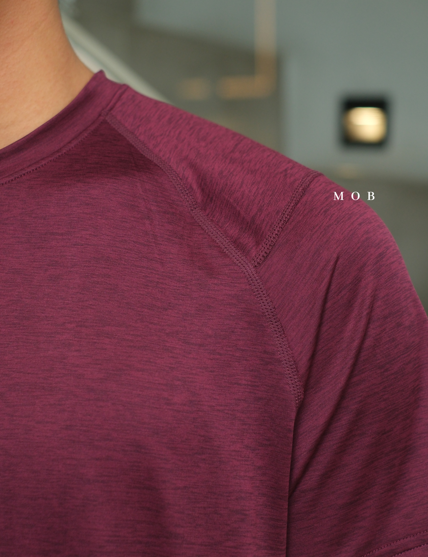 HMSST02001A DryMove SS Tee Purple Misty
