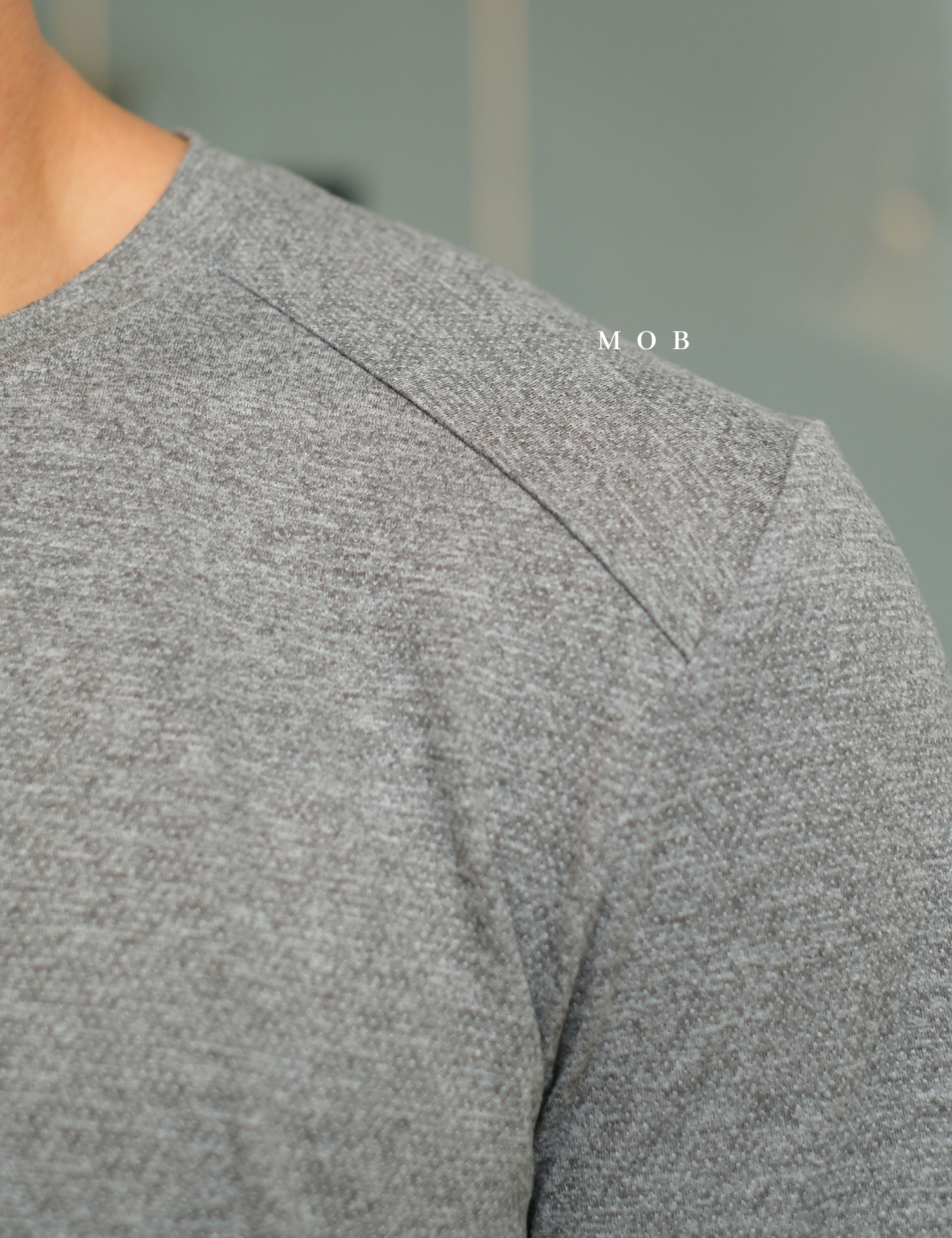AKSST01002 Active SS Tee Grey Misty