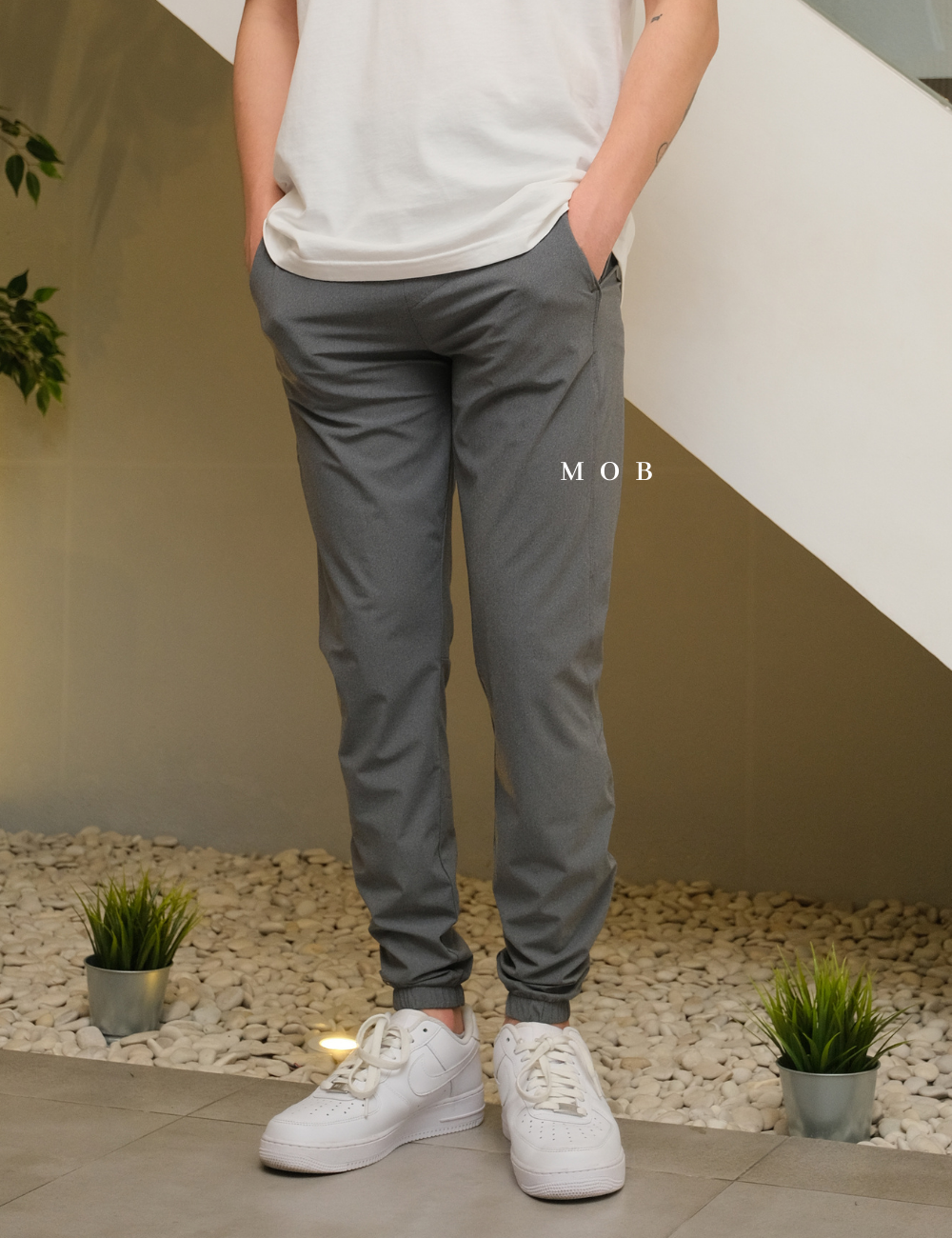 AIMPT02004 Track Jogger Pants Grey Misty (L & XL ONLY)