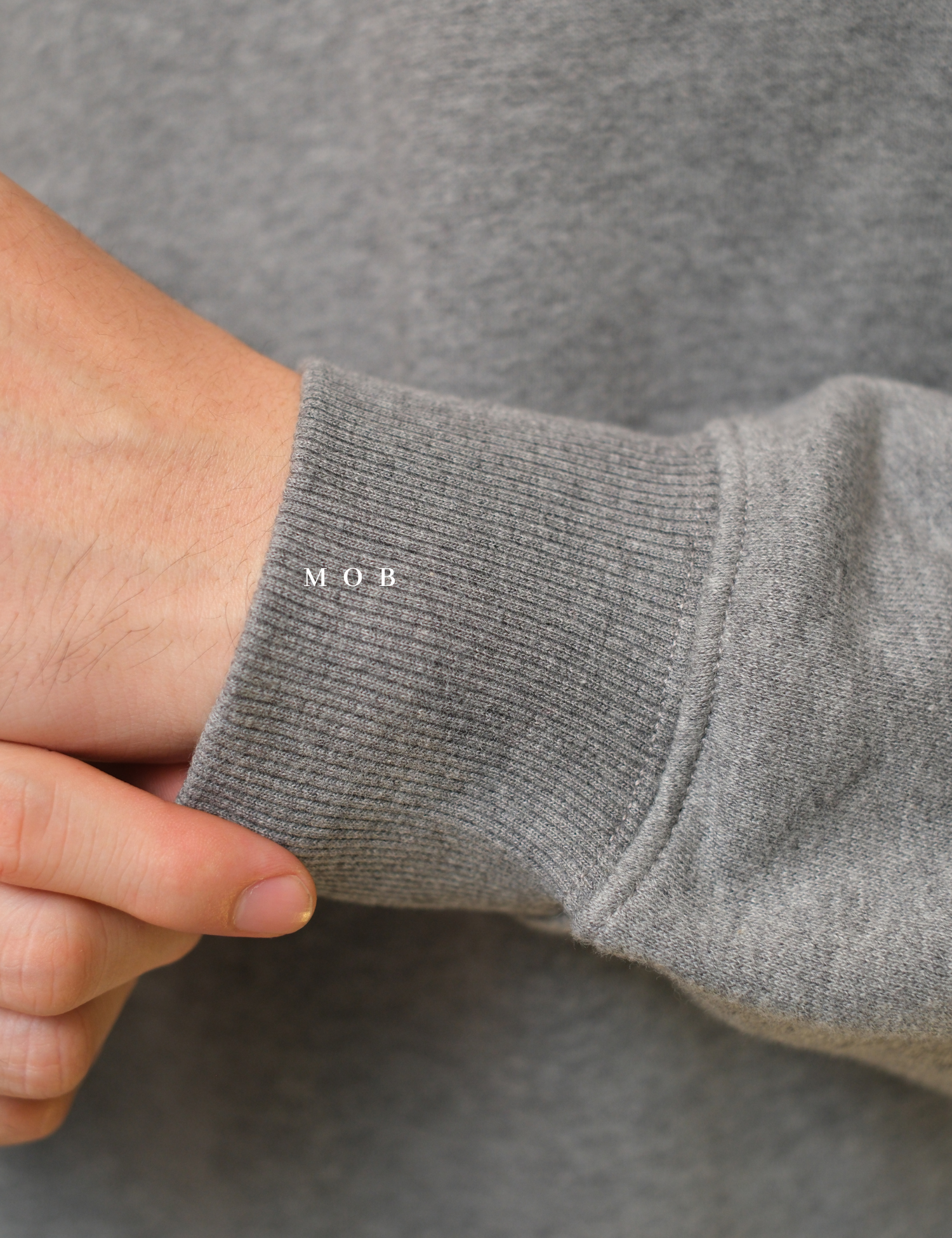 STSW05001D Basic 1/4 Zip Sweatshirt Grey