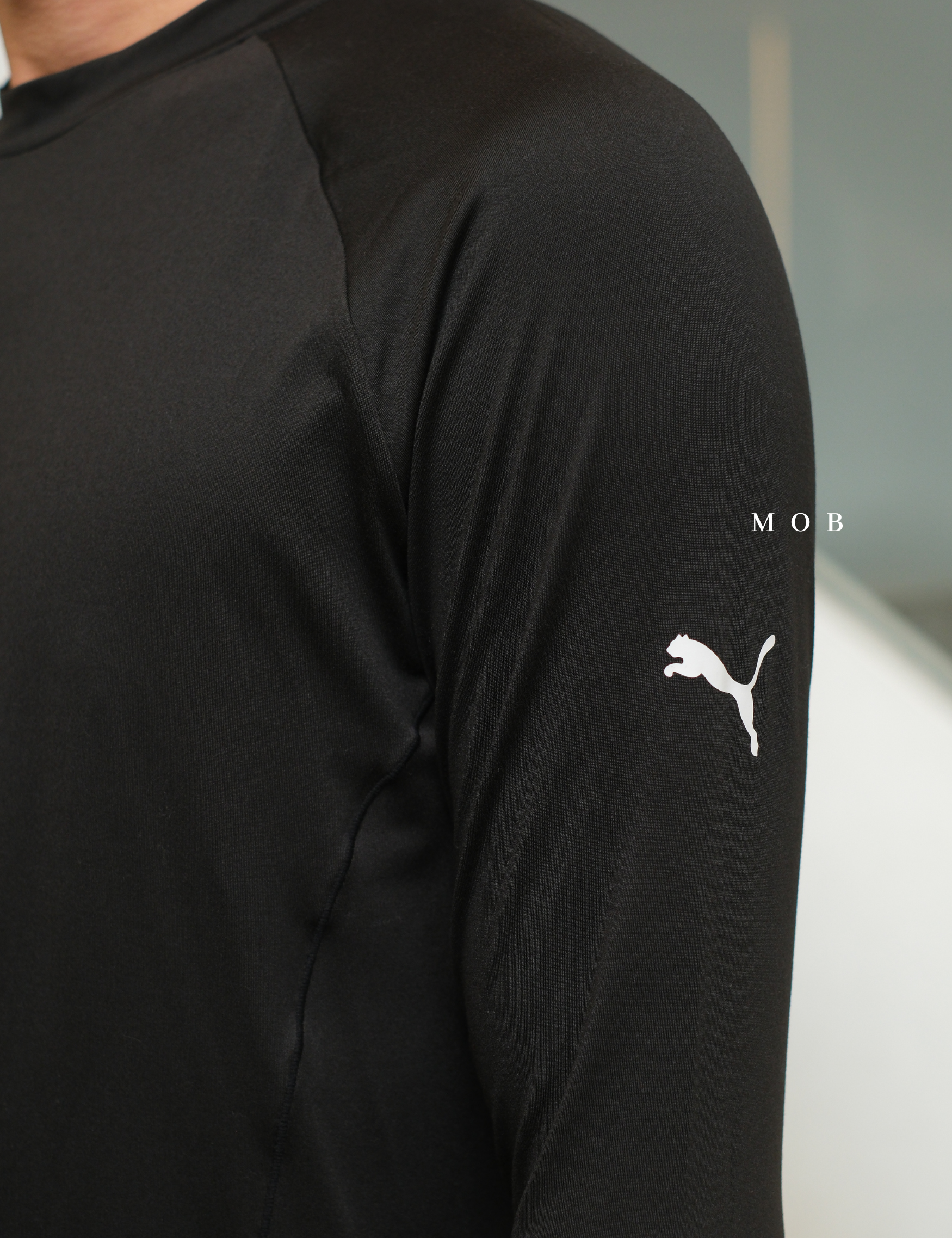 PMBL03002A Warmcell Baselayer Small Hand Logo Black