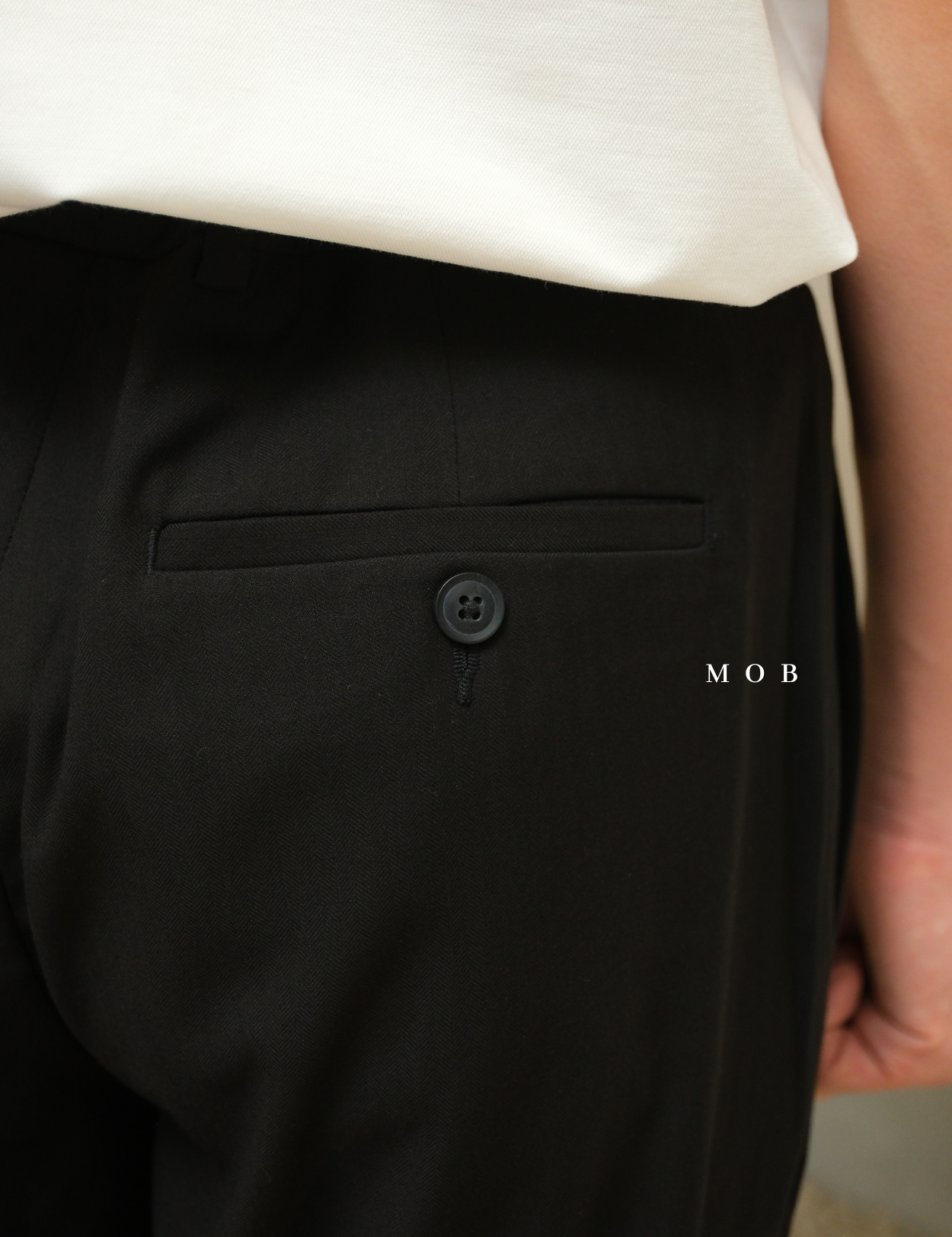 PEPT06003A SLIM Portfolio Pants Black